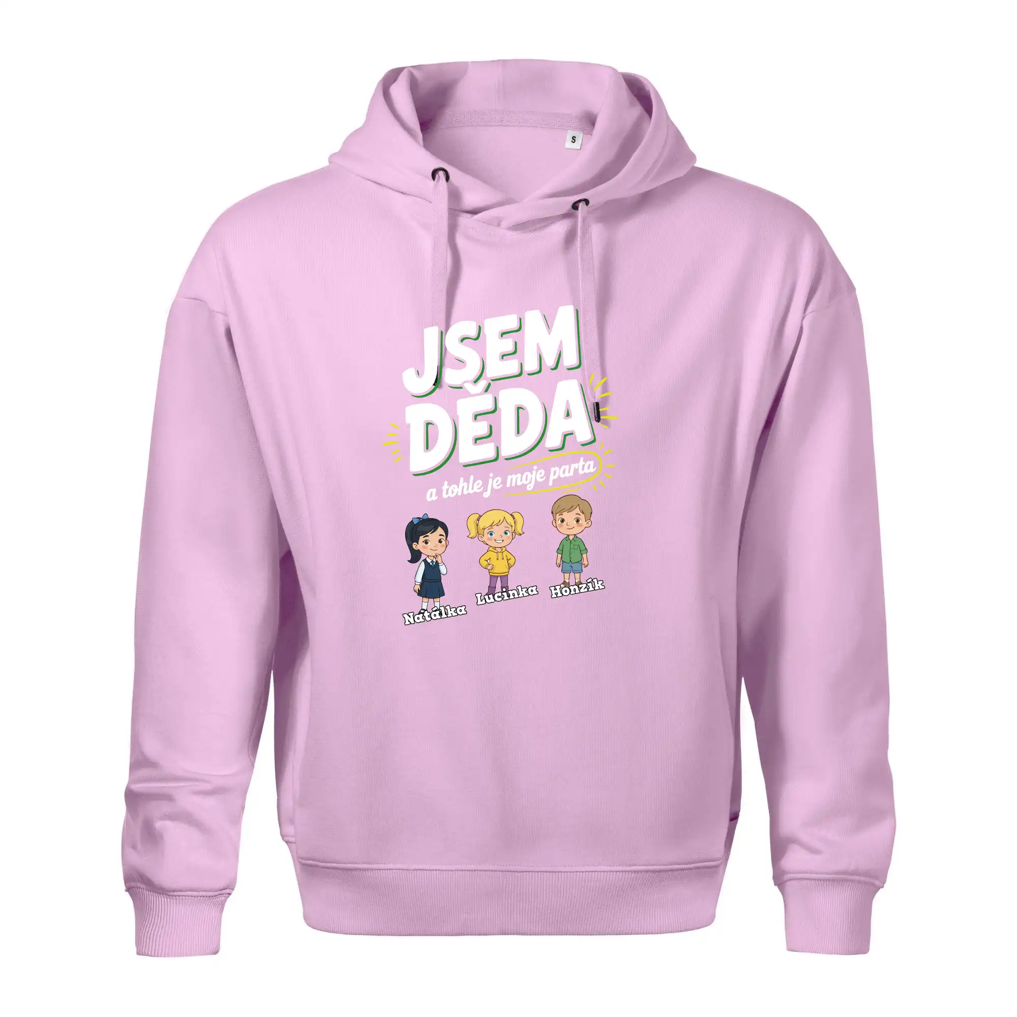 Děda a jeho parta (obrázky a jména vnuků)