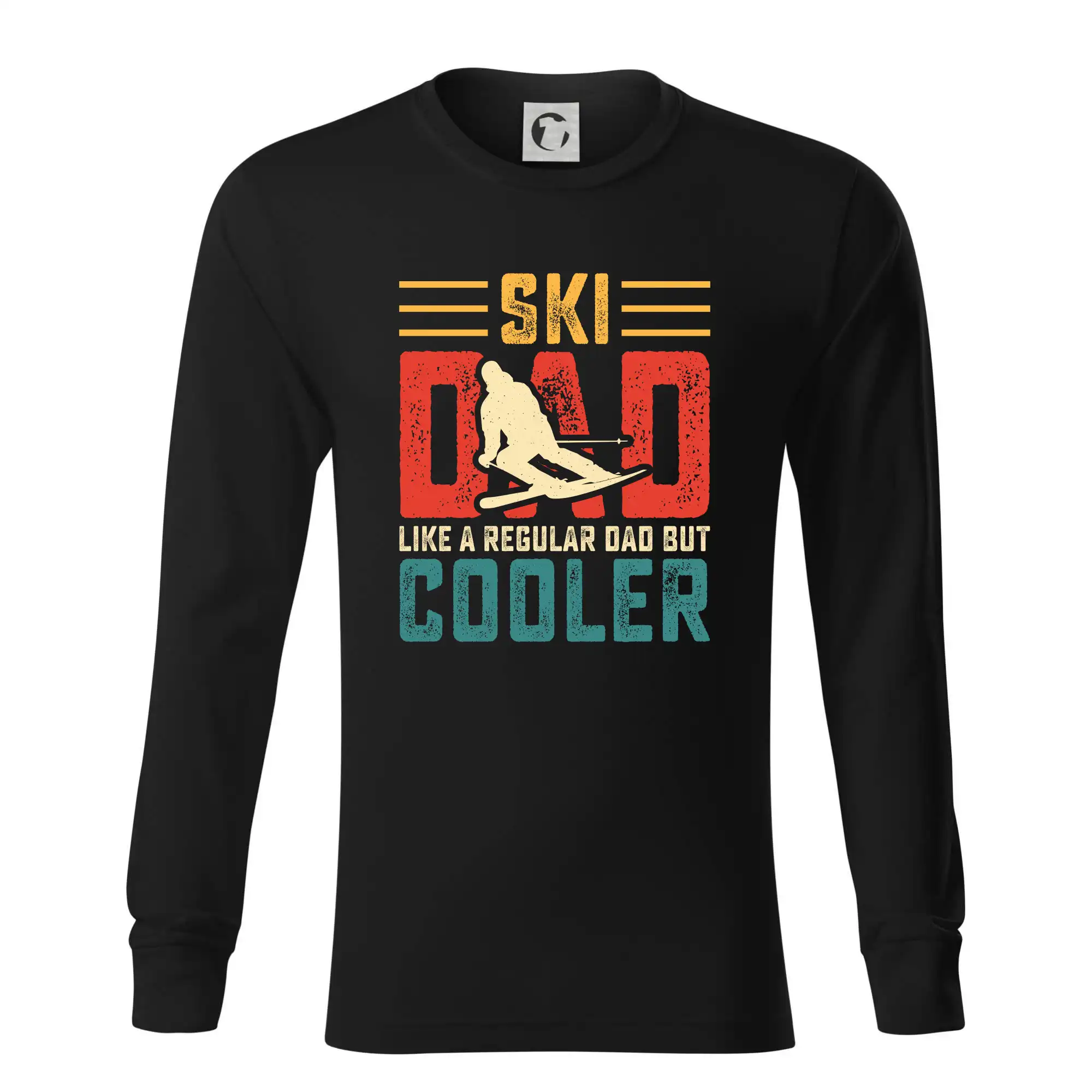 Ski dad like a regular dad but cooler