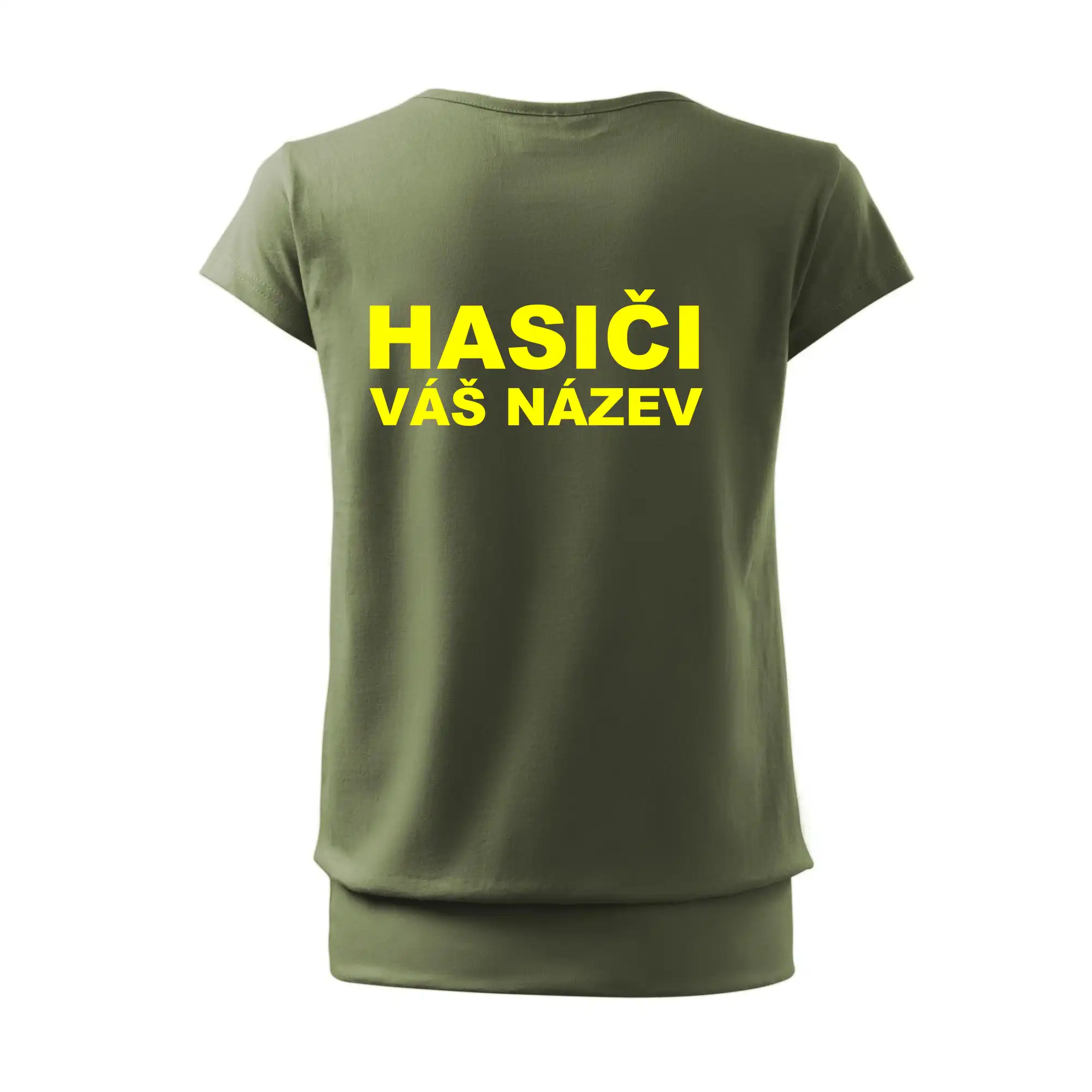 Hasiči - žlutý nápis - váš název sboru