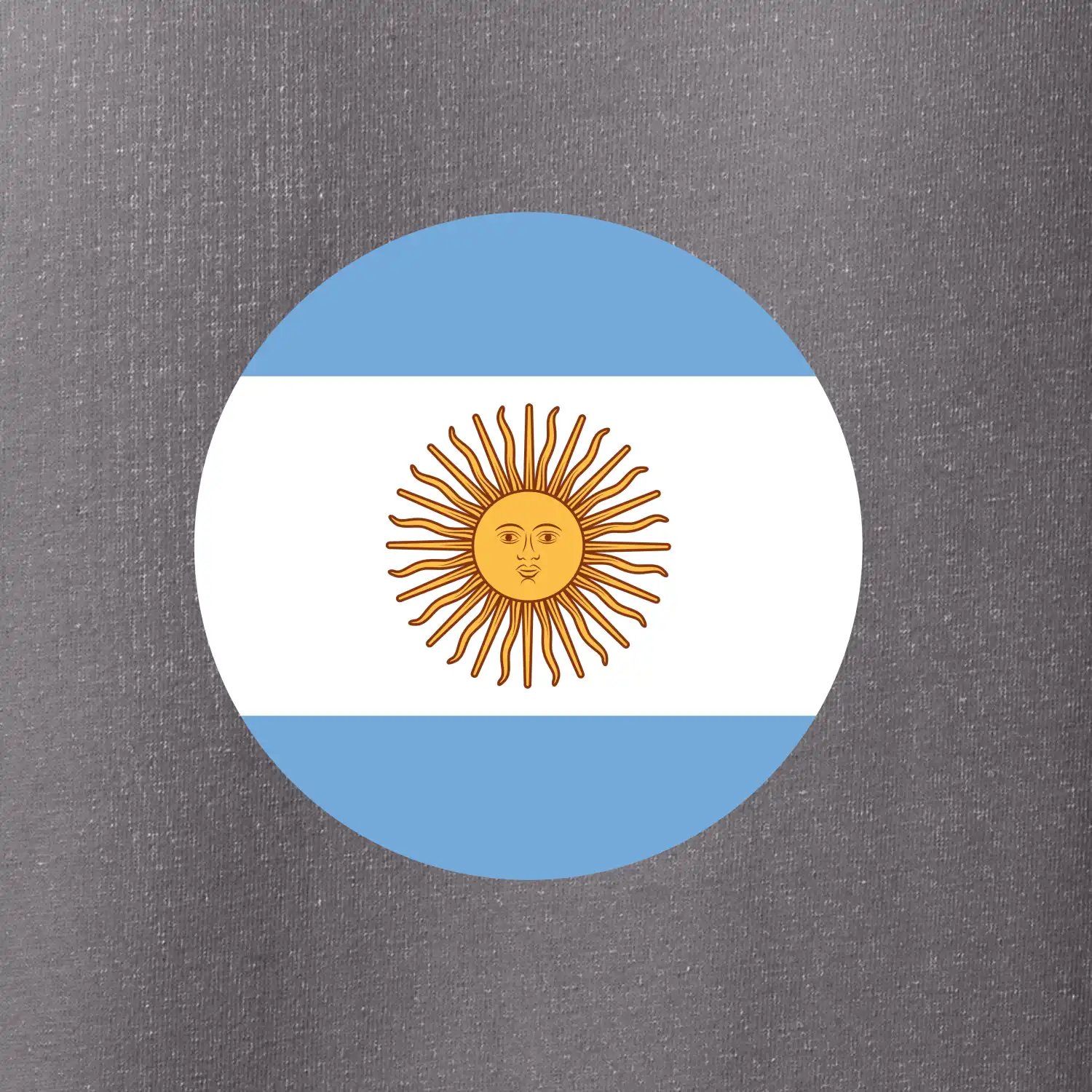 Argentina vlajka kulatá