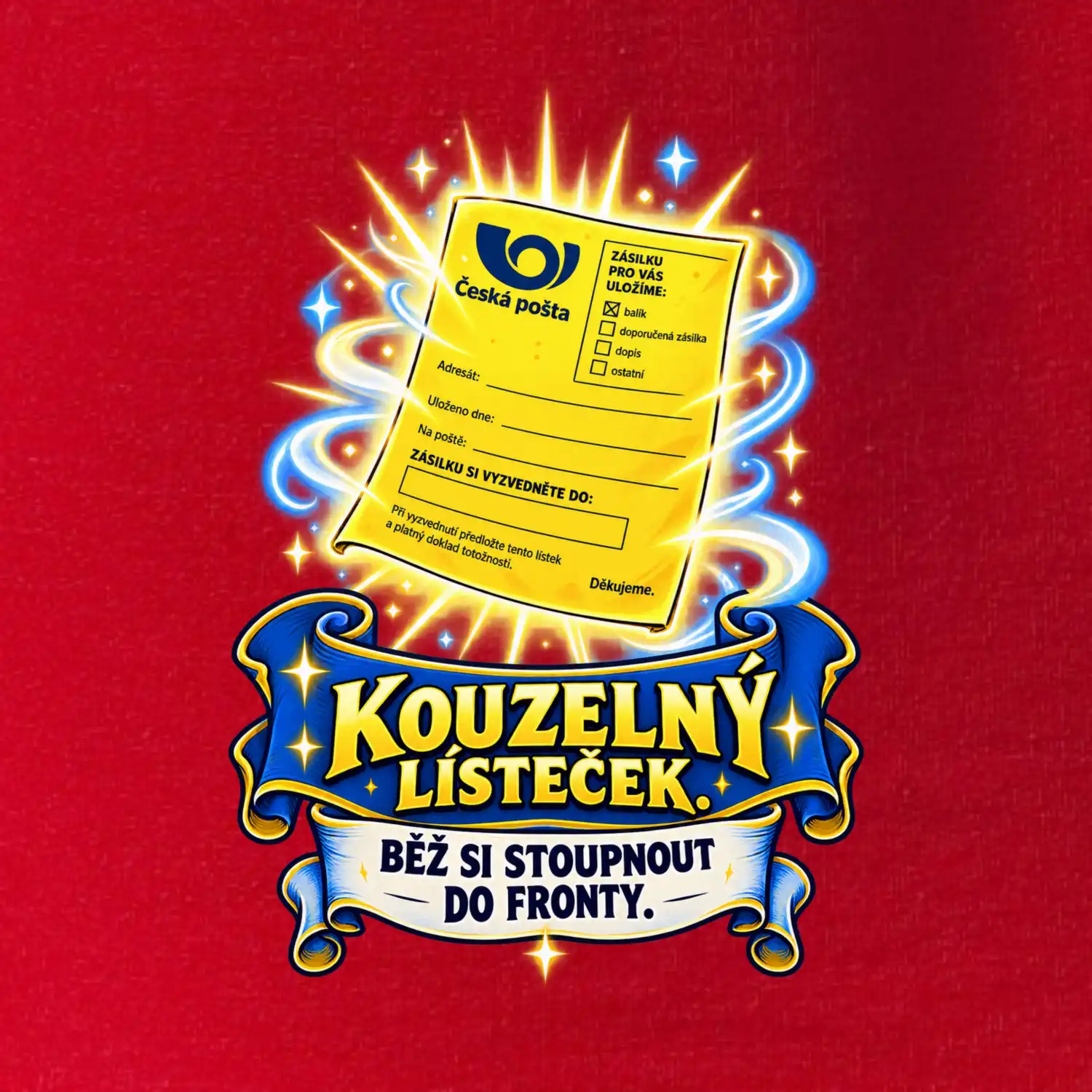 Kouzelný lísteček z pošty