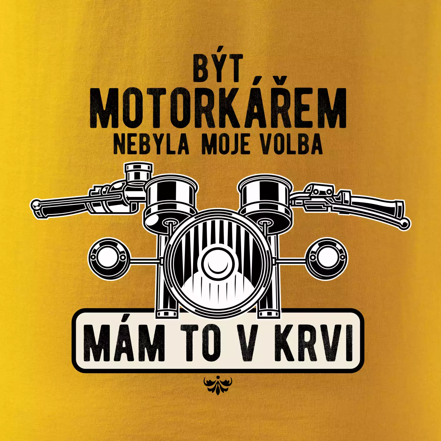 Být motorkářem nebyla moje volba řidítka