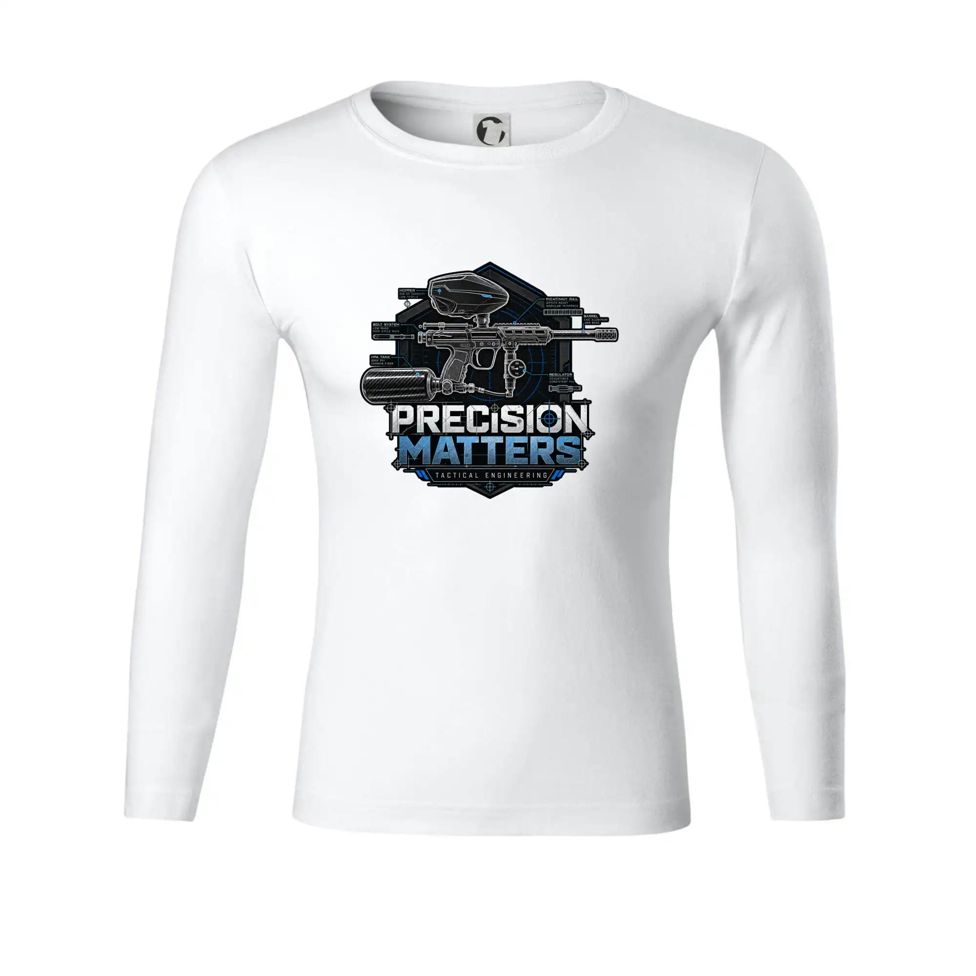 Technický nákres precision matters paintball