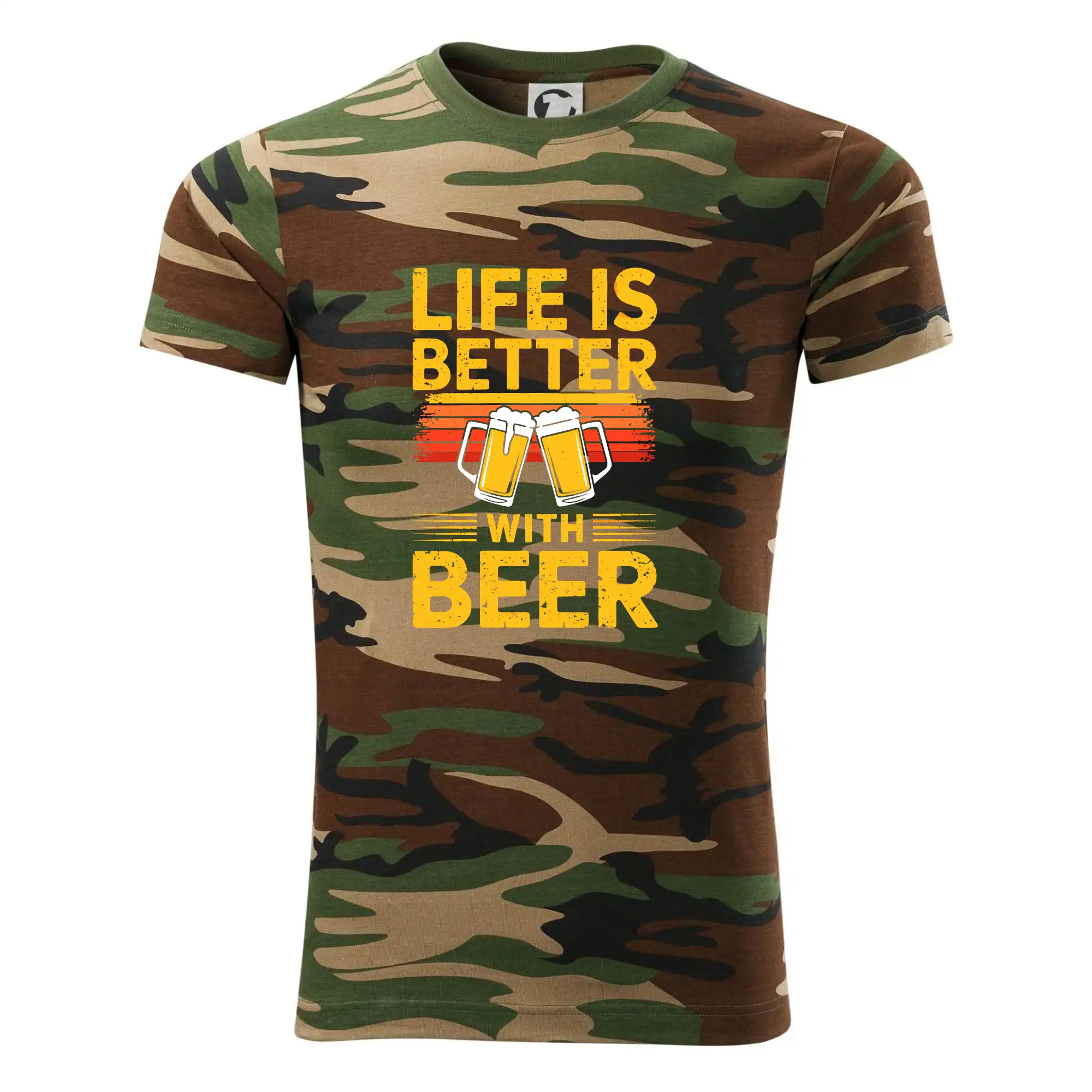 Life is better with beer - oranžové