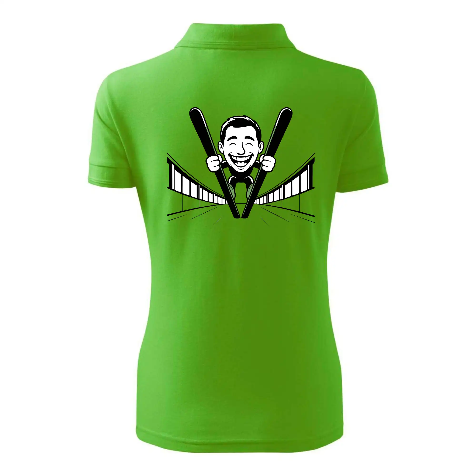 Vysmátý kreslený skokan