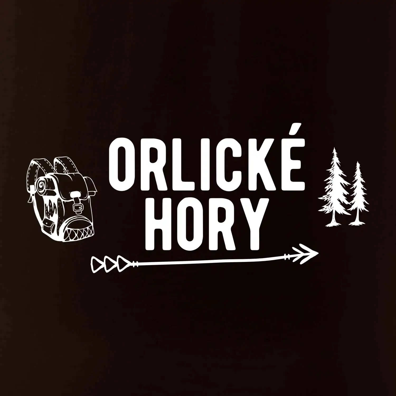 Orlické hory nápis