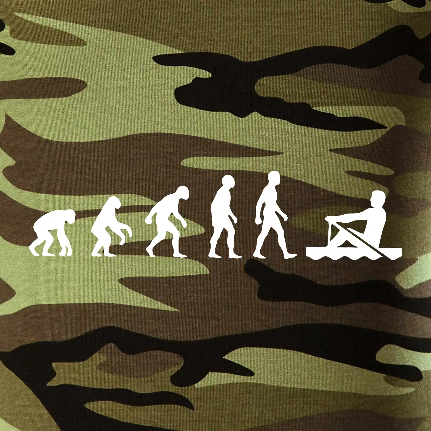 Evoluce veslování 1 človek