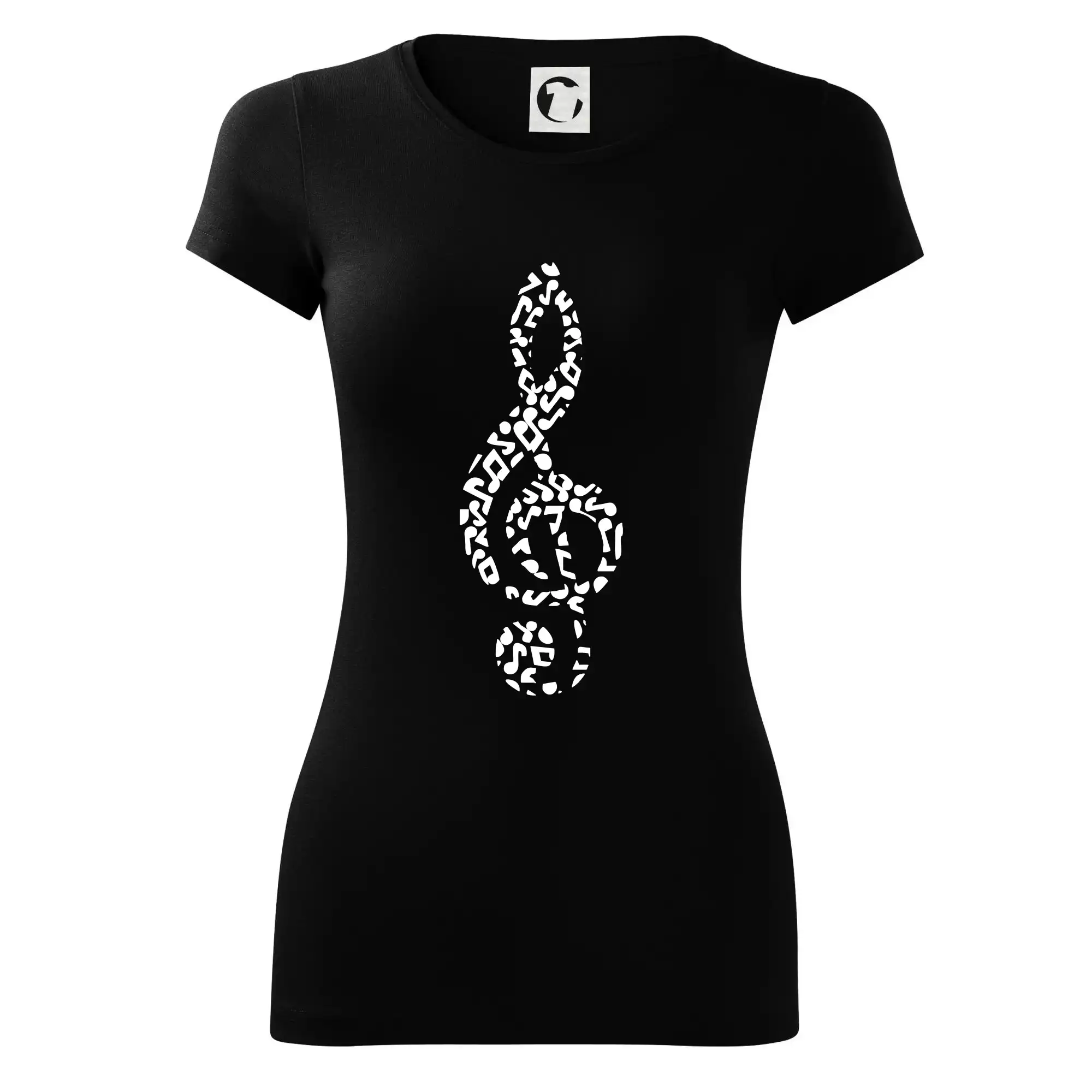 Houslový klíč z not