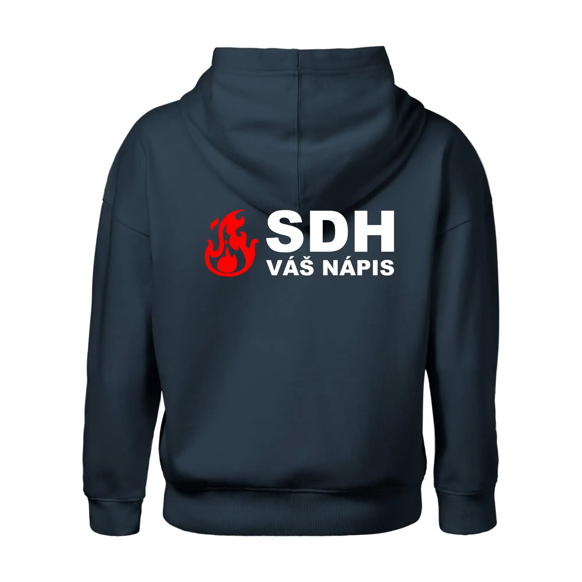 SDH nápis (oheň, firesport, název sboru - vlastní nápis)