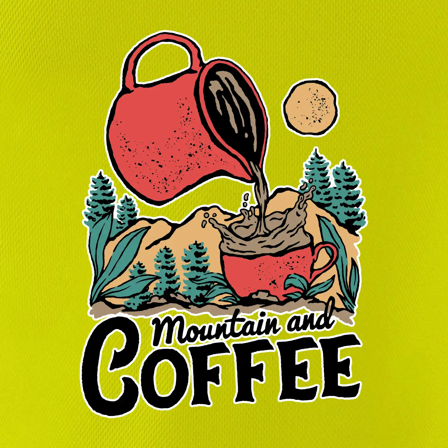 Mountain and Coffee