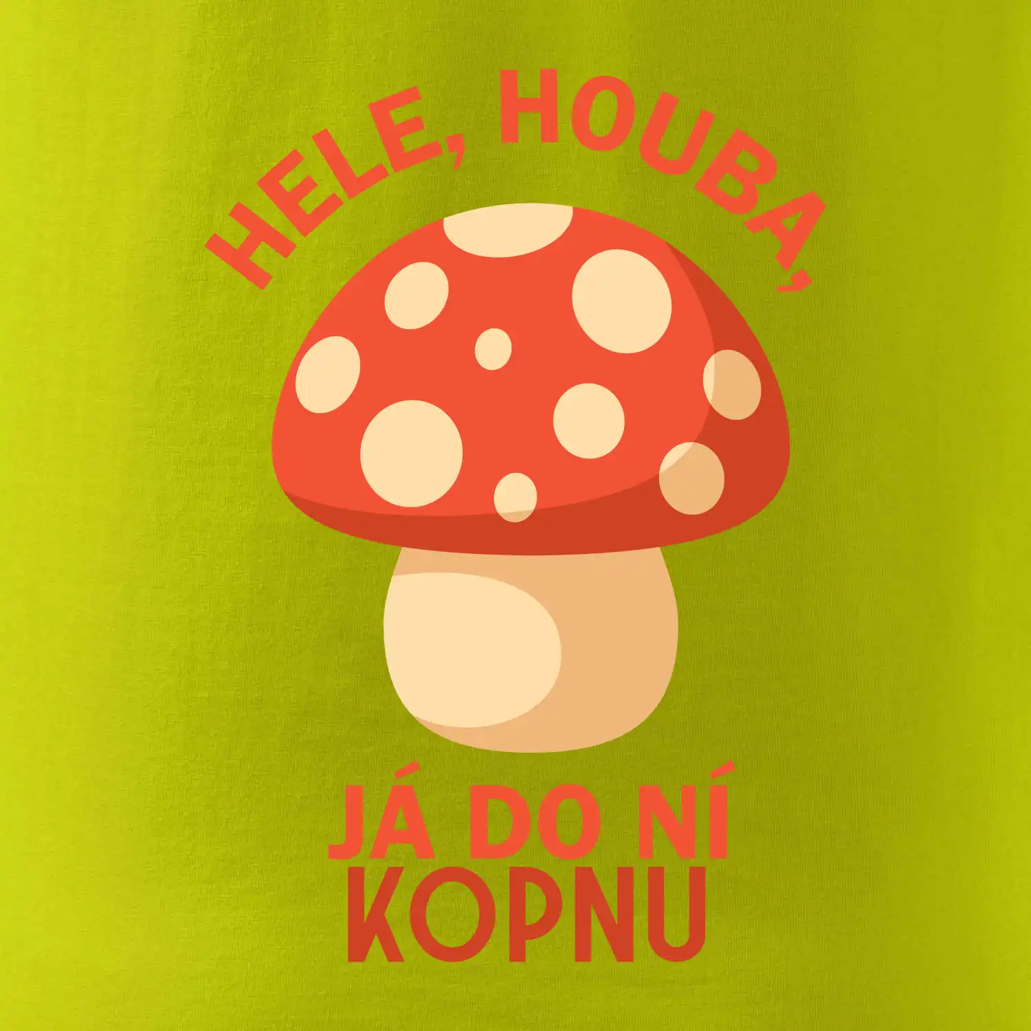 Hele, houba, já do ni kopnu
