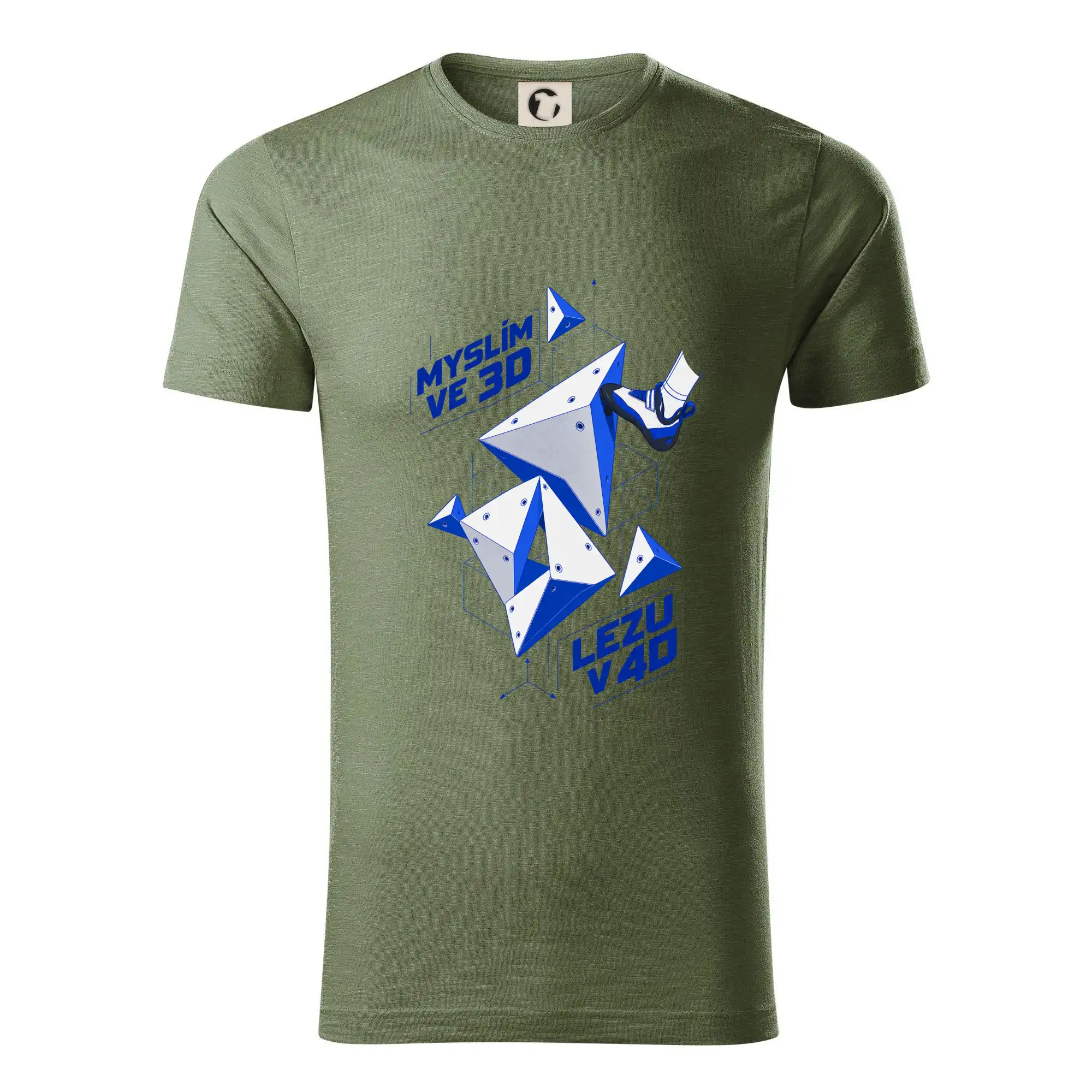 Bouldering myslím ve 3d lezu v 4d