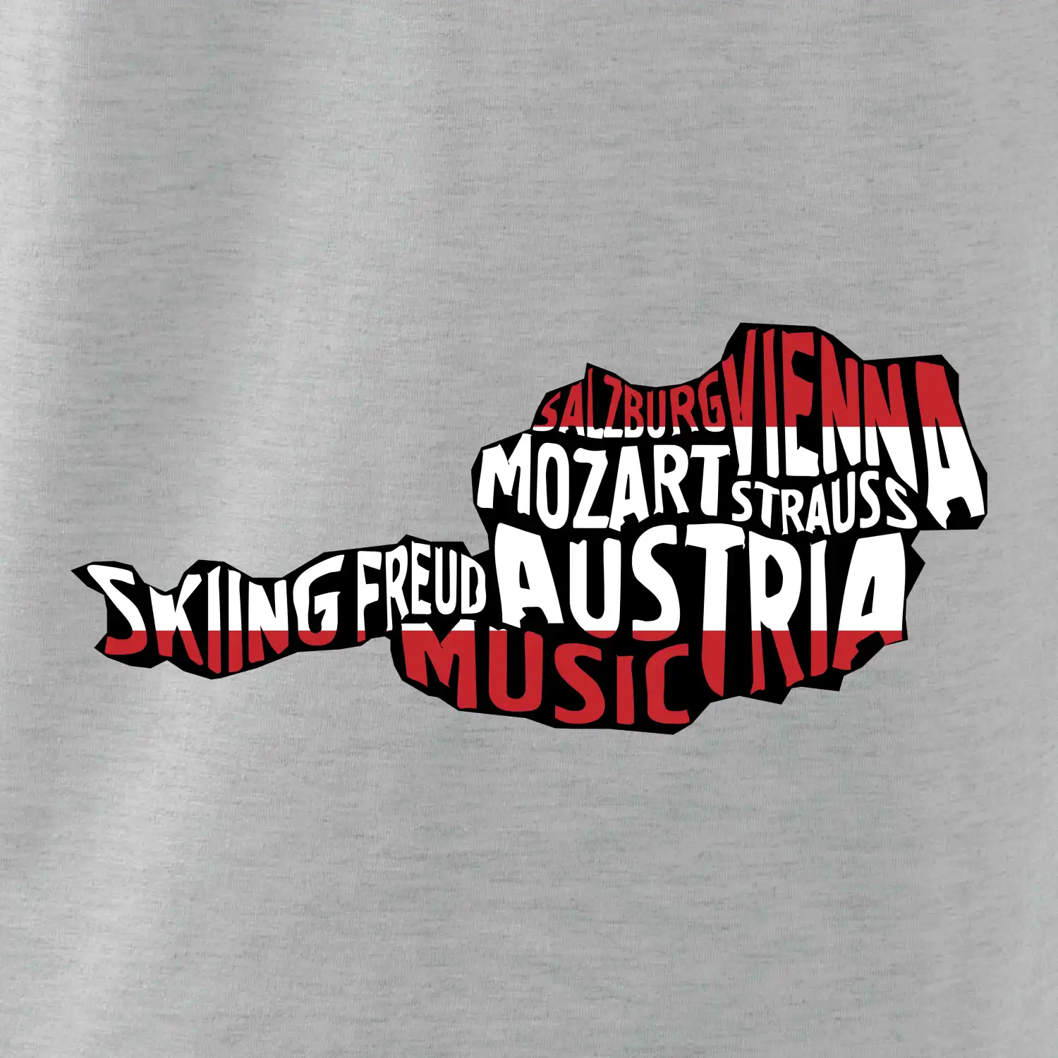 Mapy - názvy měst - Rakousko