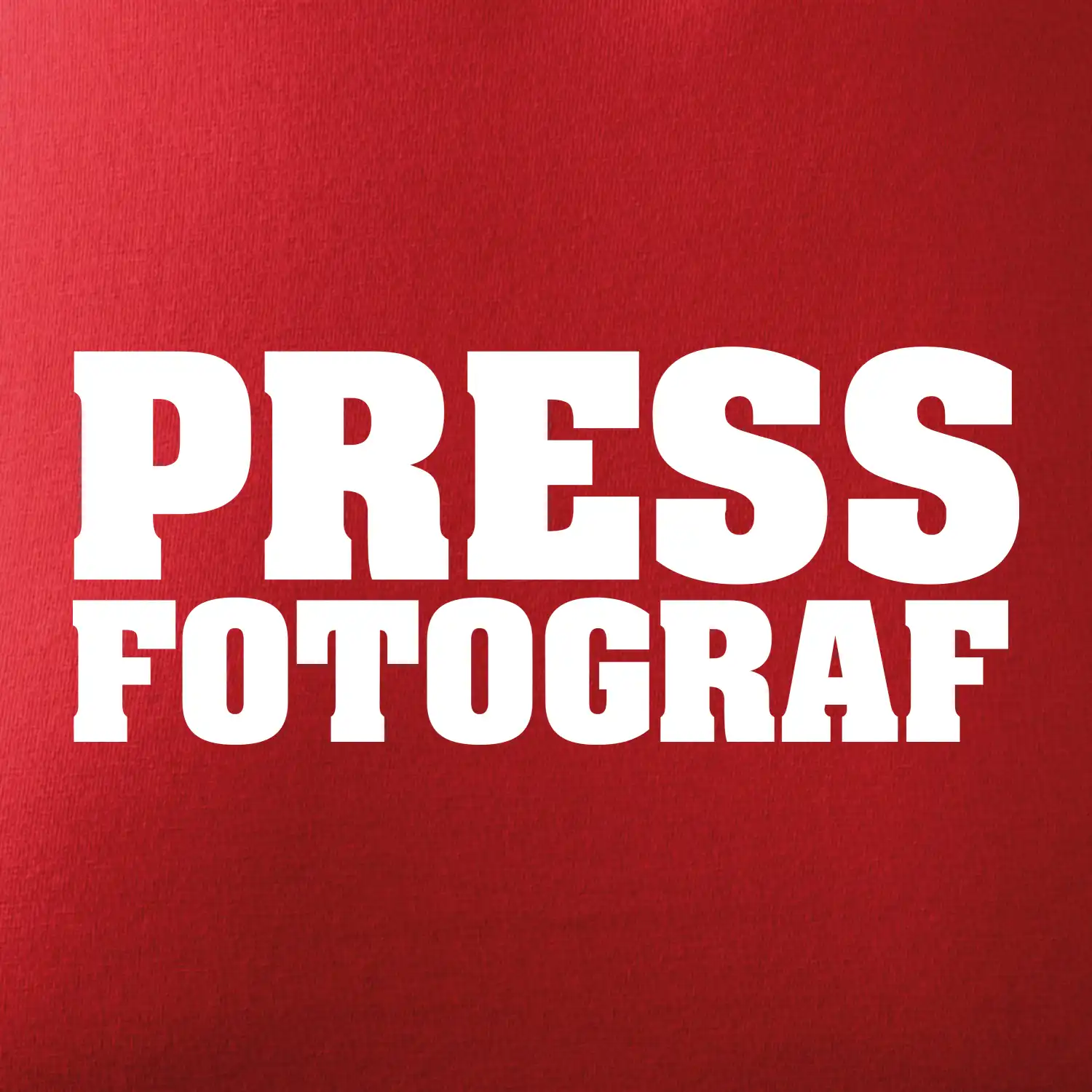 Novinář nápis - Press Fotograf