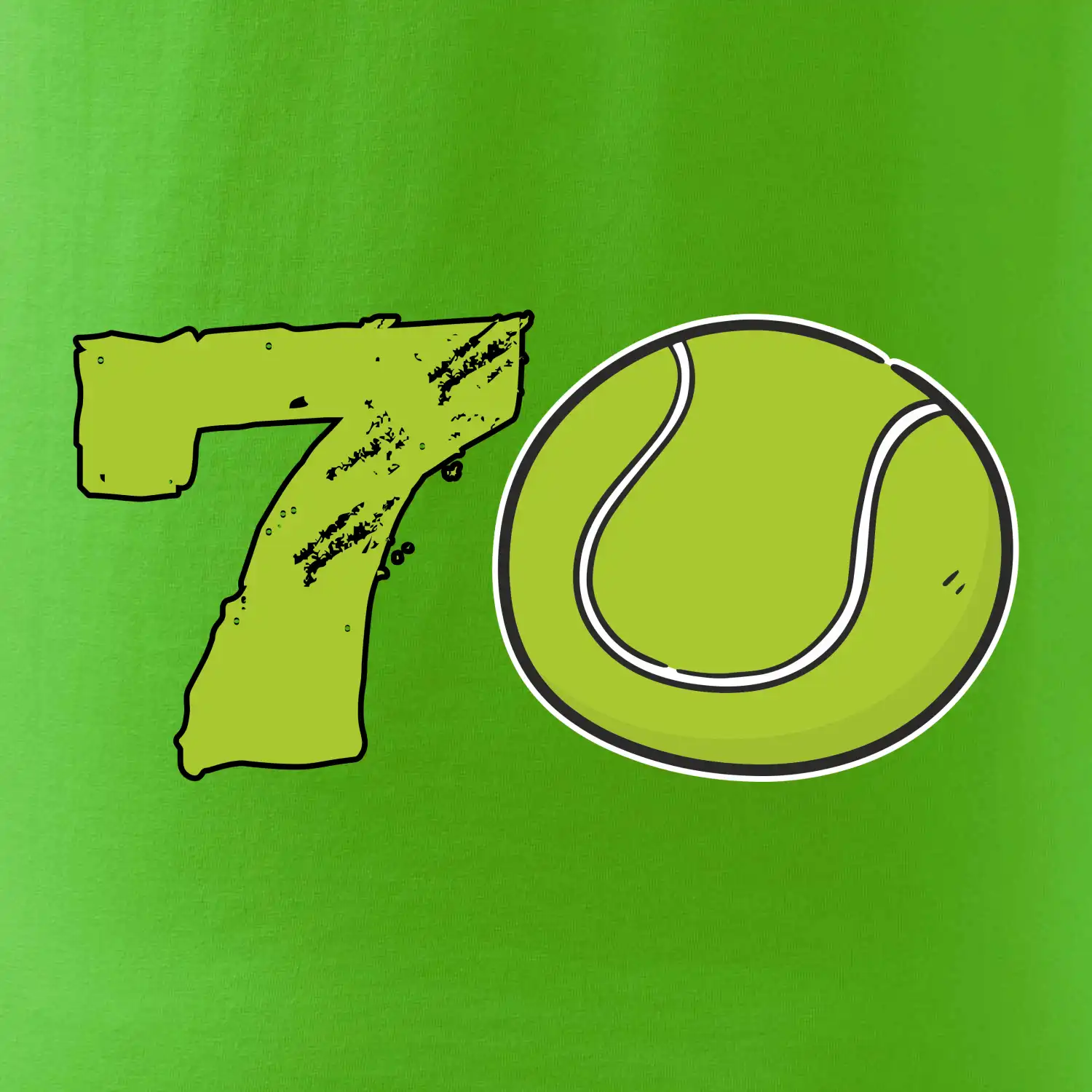 Tenis kulaté narozeniny 70