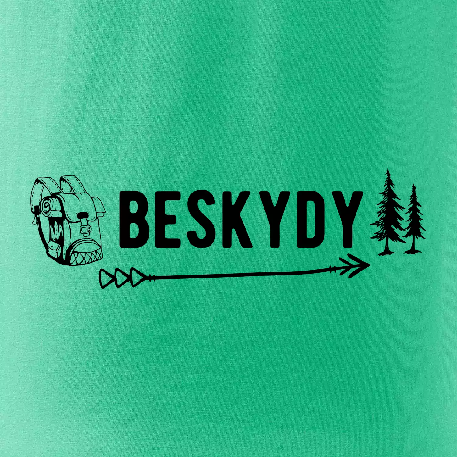 Beskydy nápis