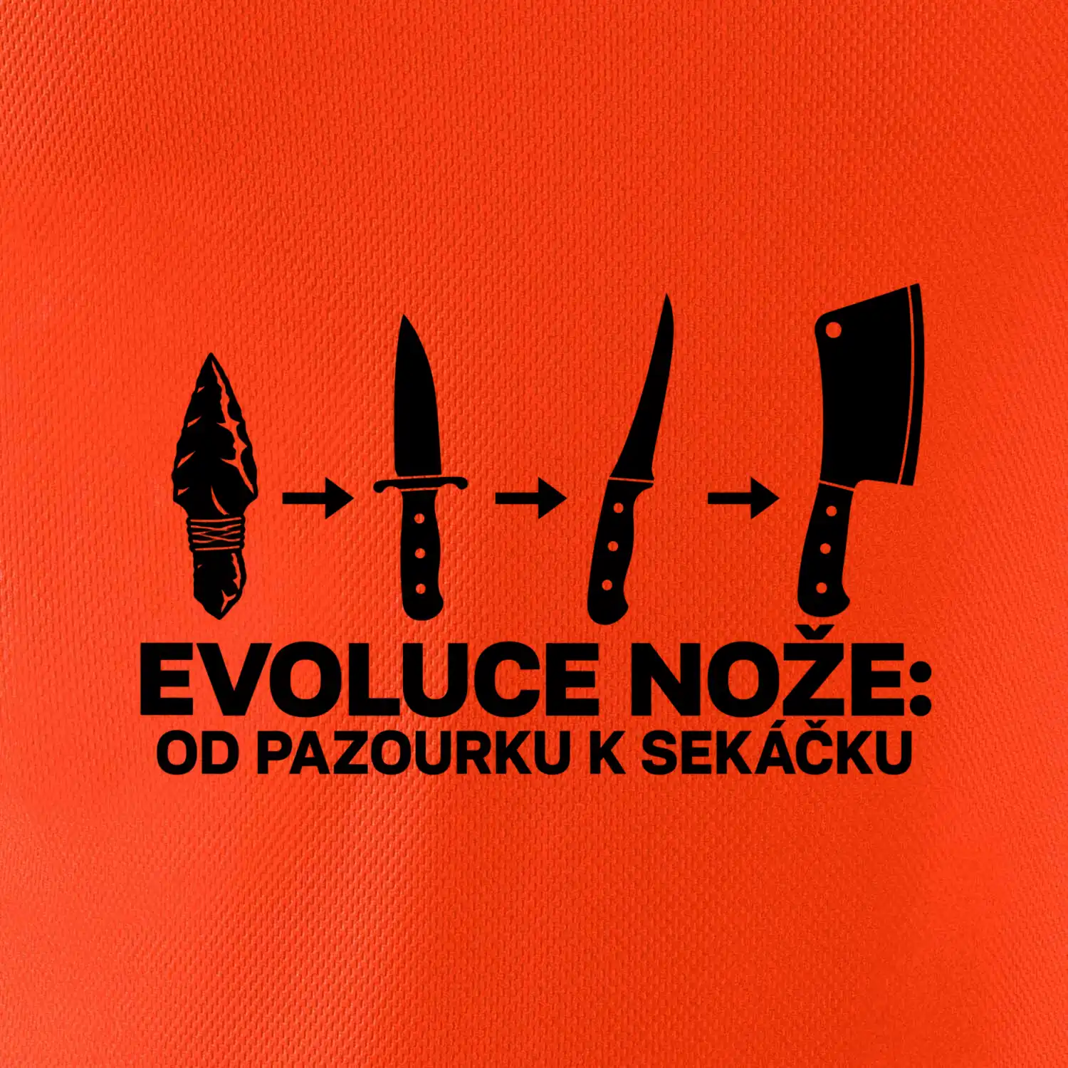 Evoluce nože od pazourku k sekáčku
