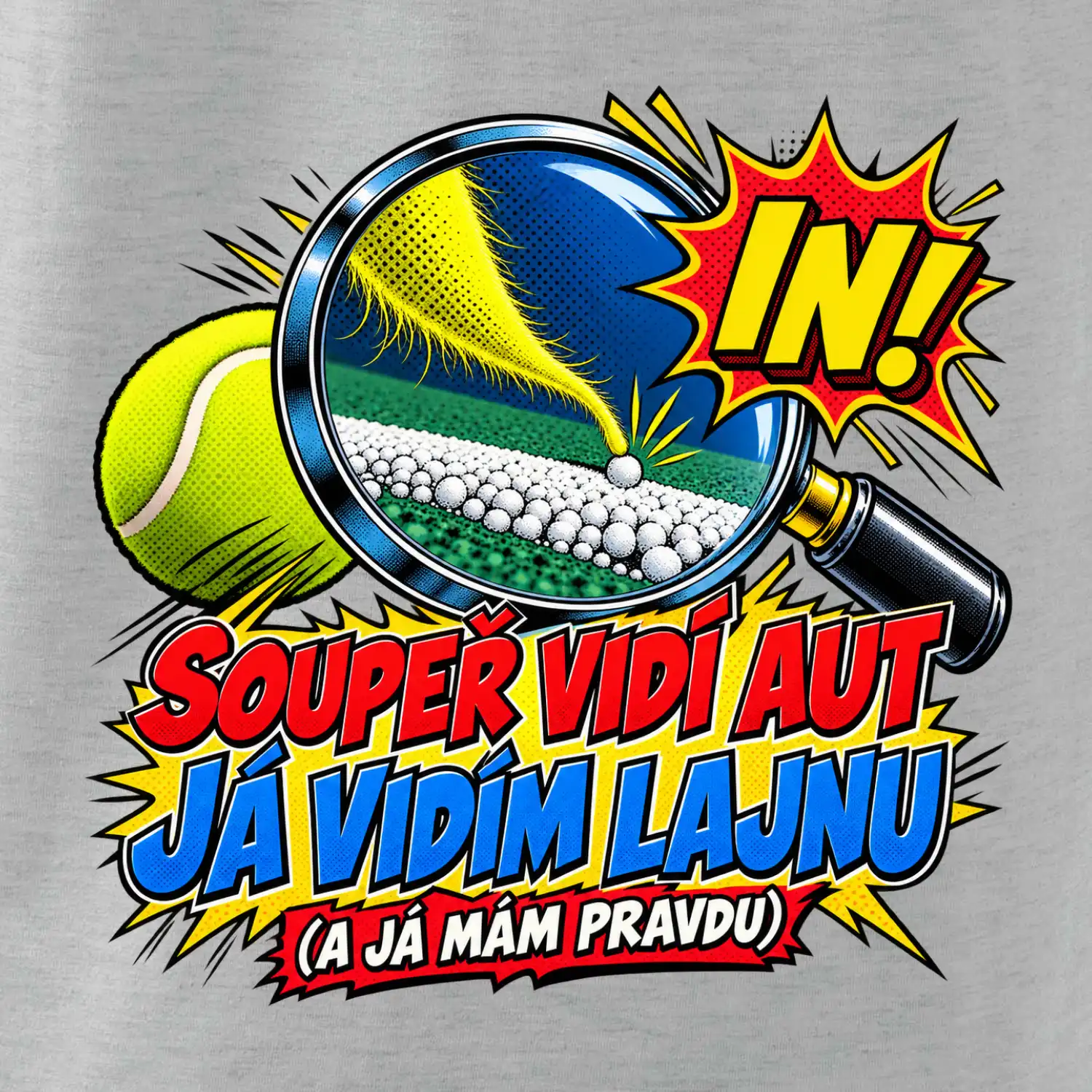 Soupeř vidí aut já vidím lajnu