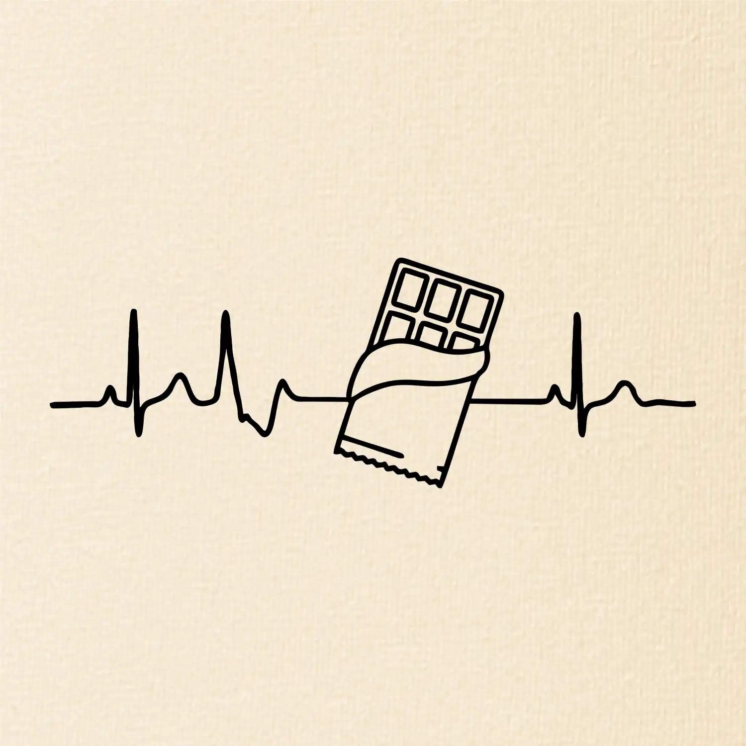 EKG čokoláda