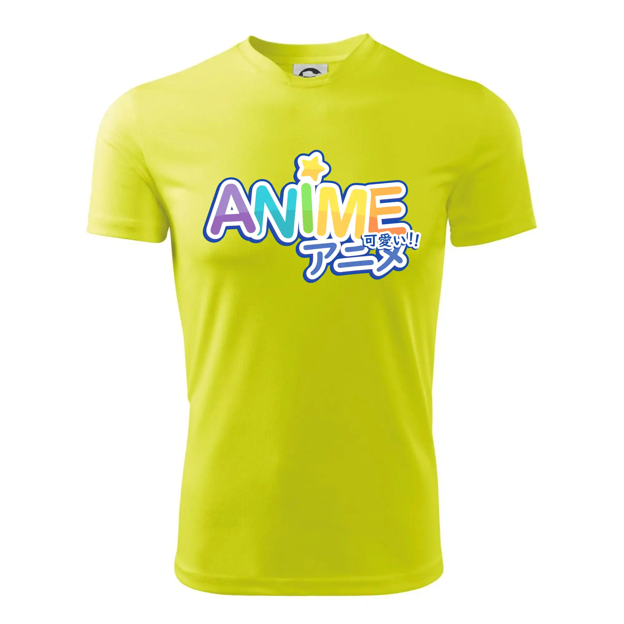Anime nápis duhový
