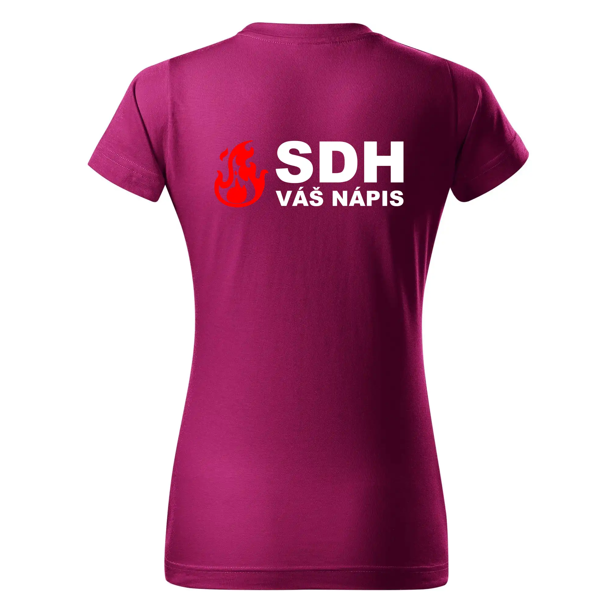 SDH nápis (oheň, název sboru - vlastní nápis)