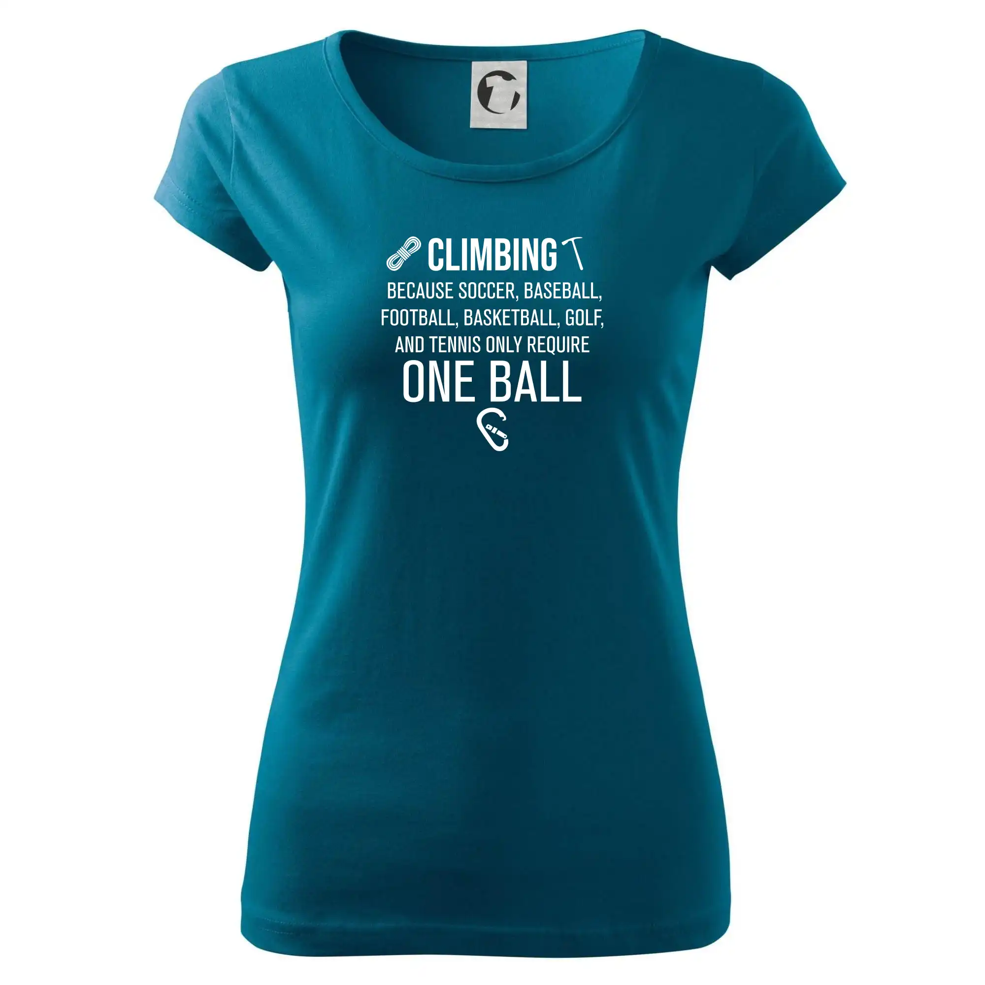 Climbing beacause one ball