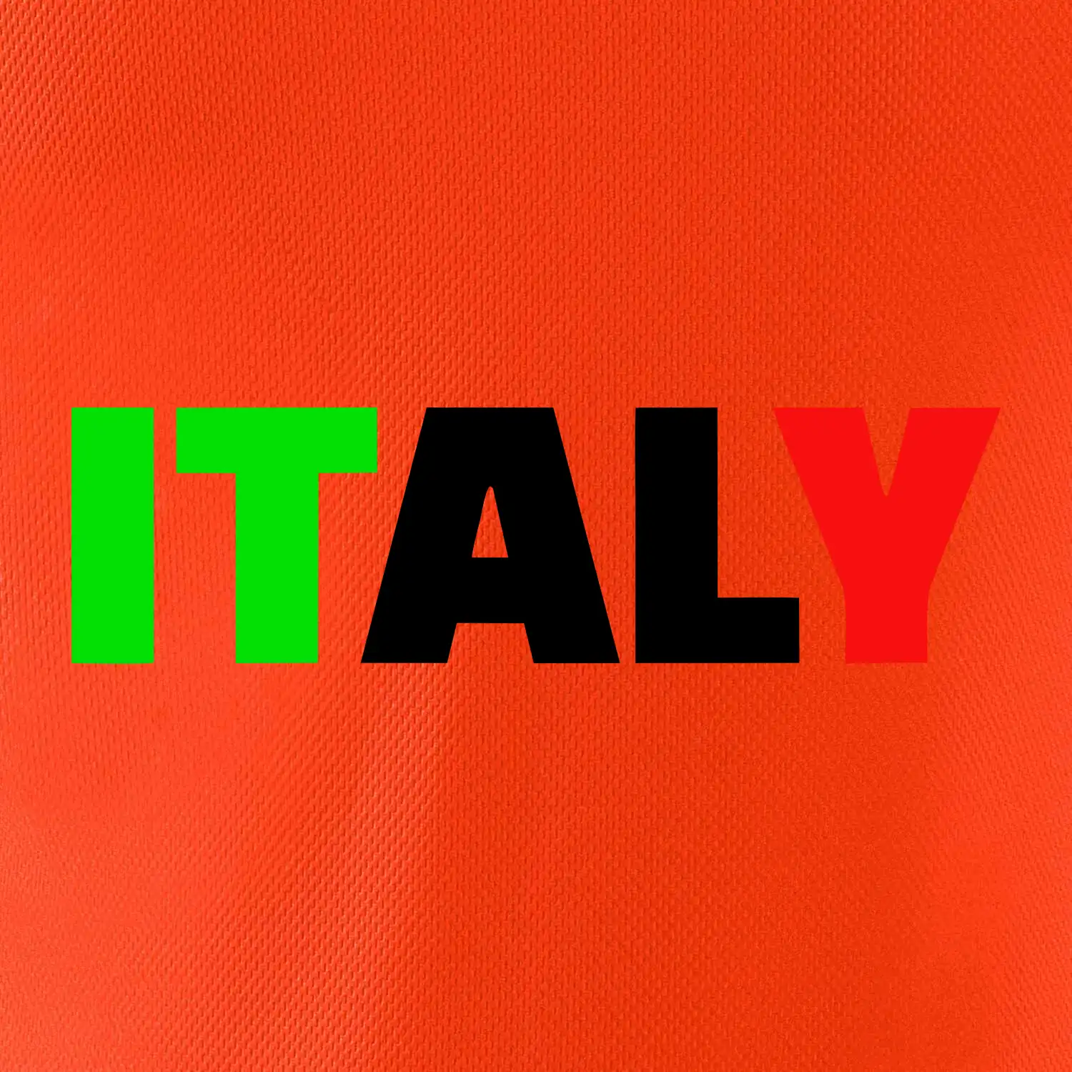 Italy Nápis