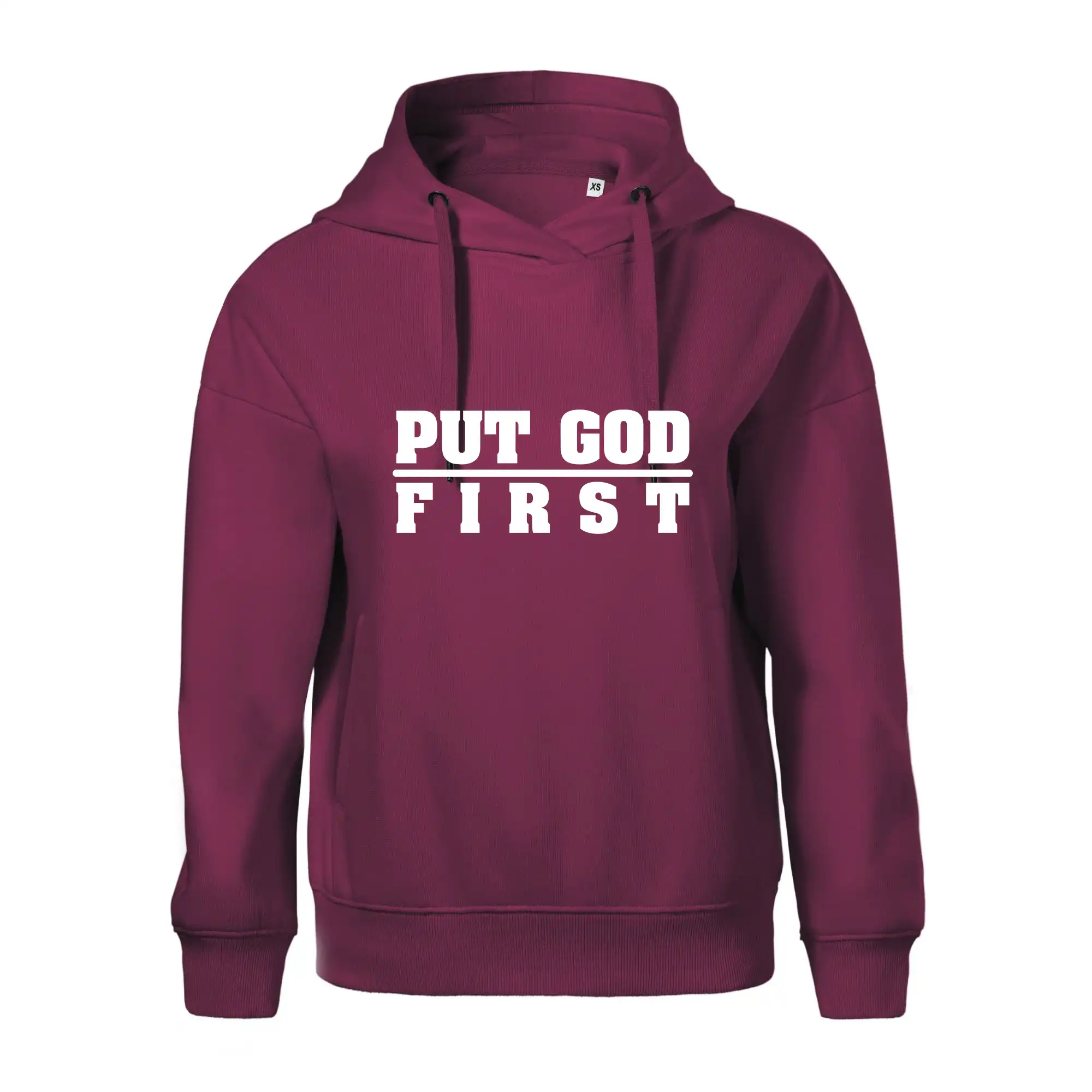 Put God first tlustý nápis