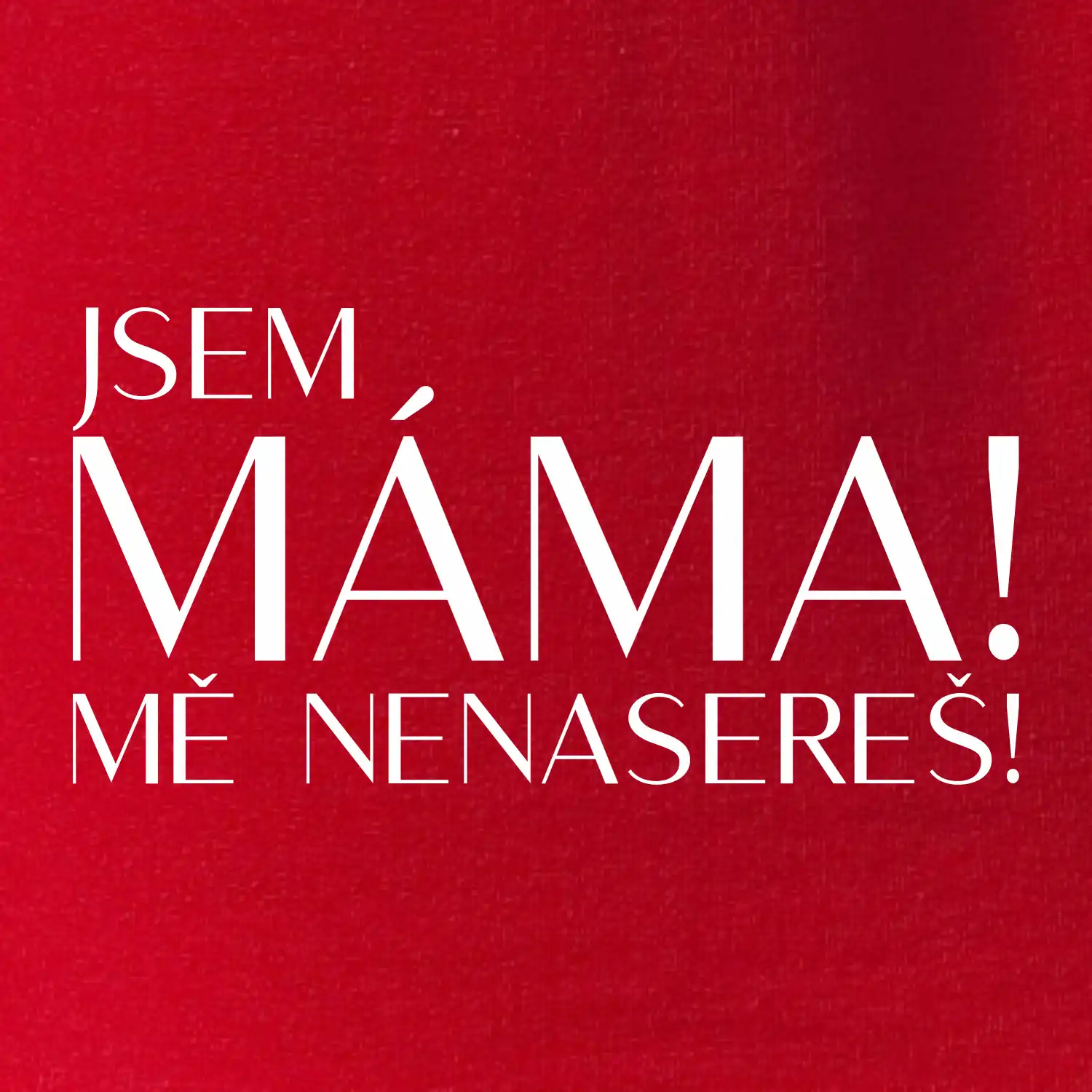 Jsem máma! MĚ NENASEREŠ!