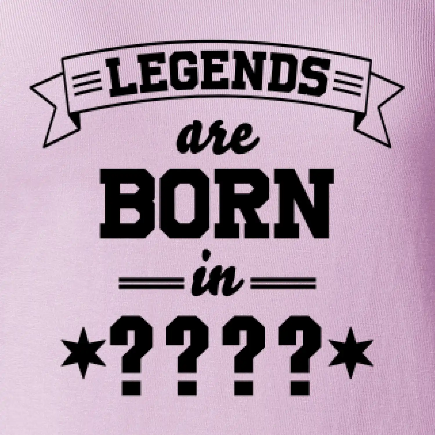 Legends are born in (tvůj měsíc narození)