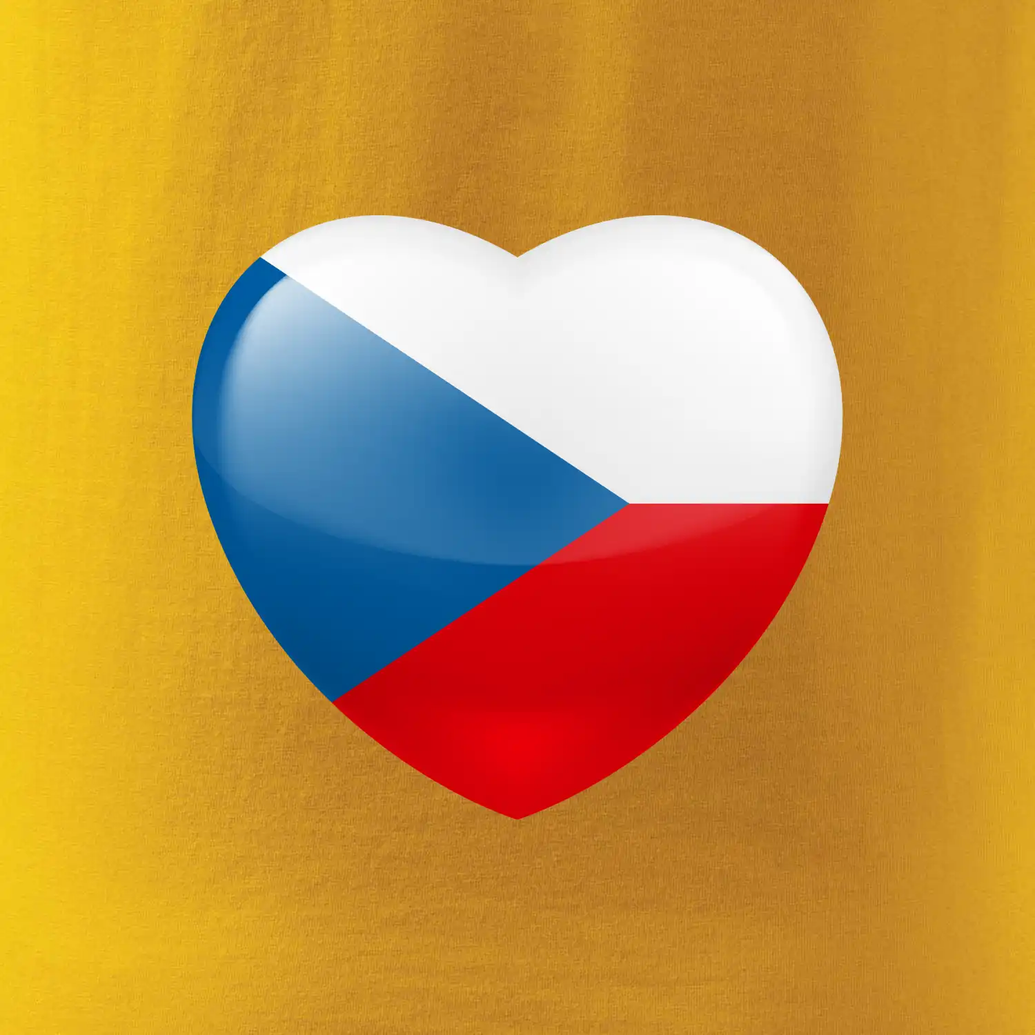 České srdce - vlajka