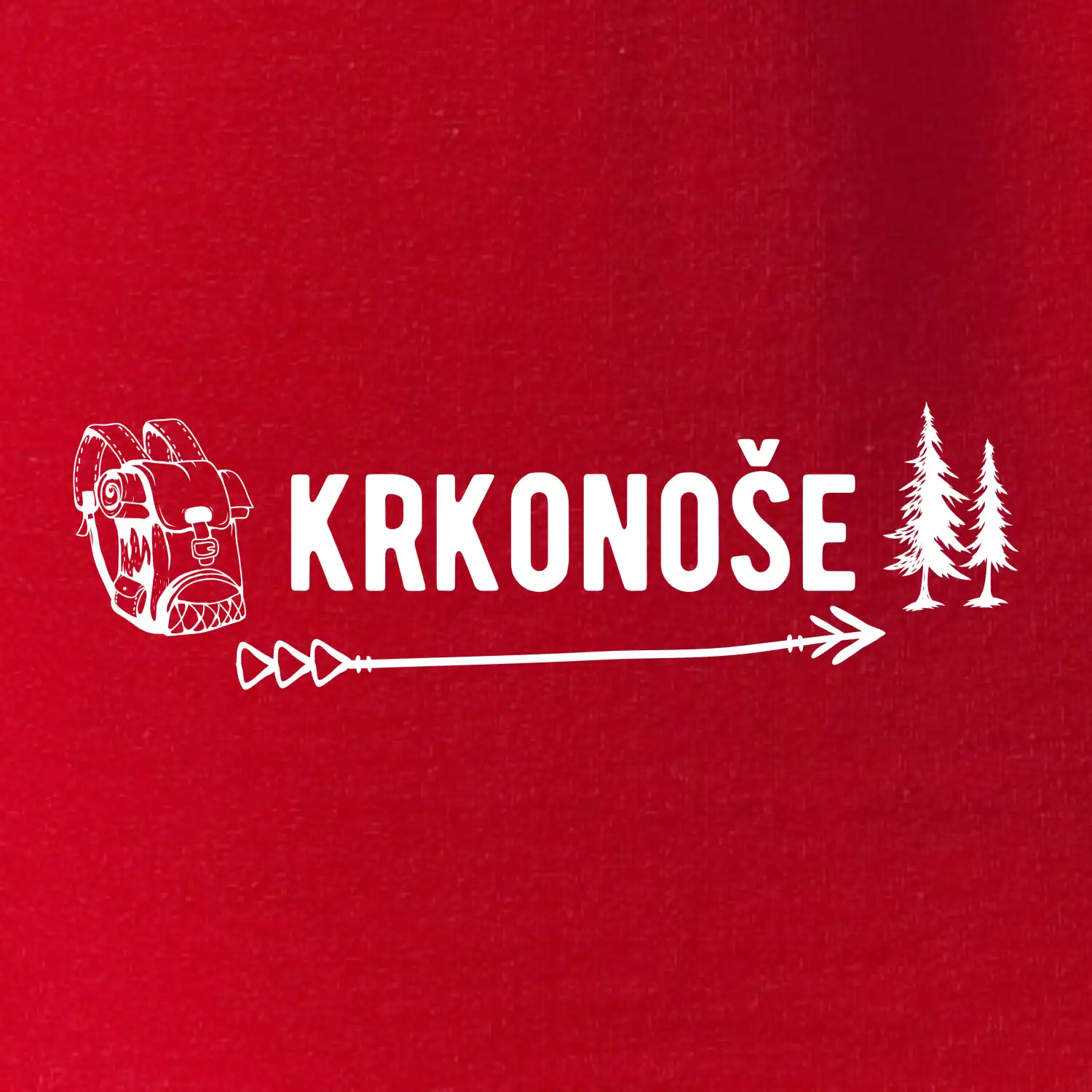 Krkonoše nápis