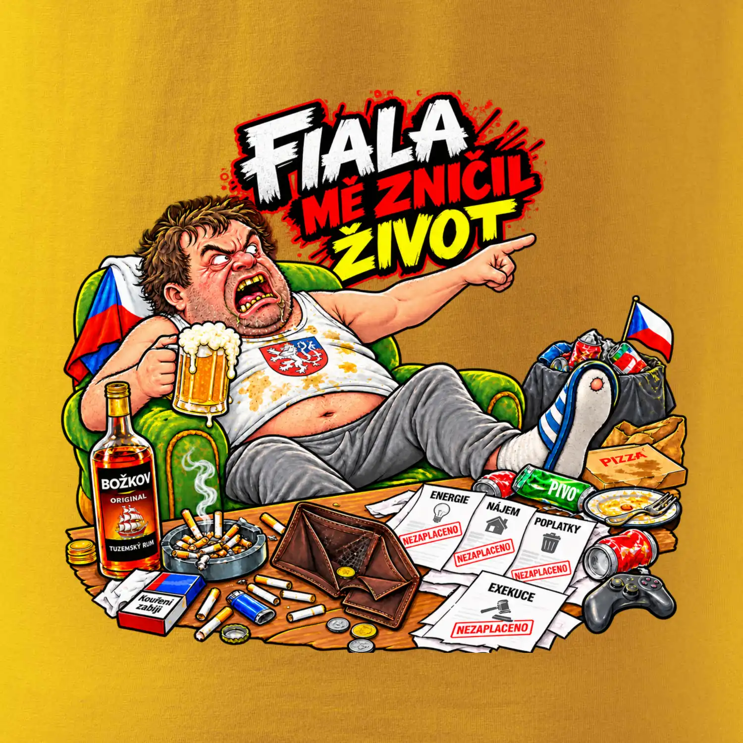 Fiala mě zničil život