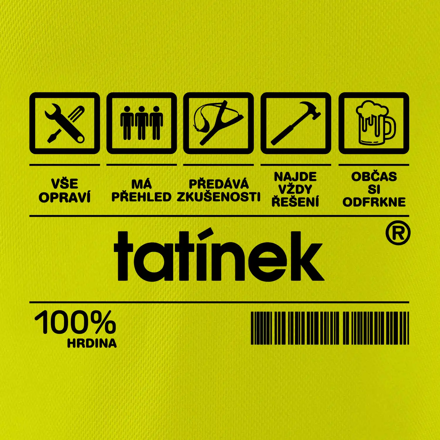 Čárový kód - Tatínek
