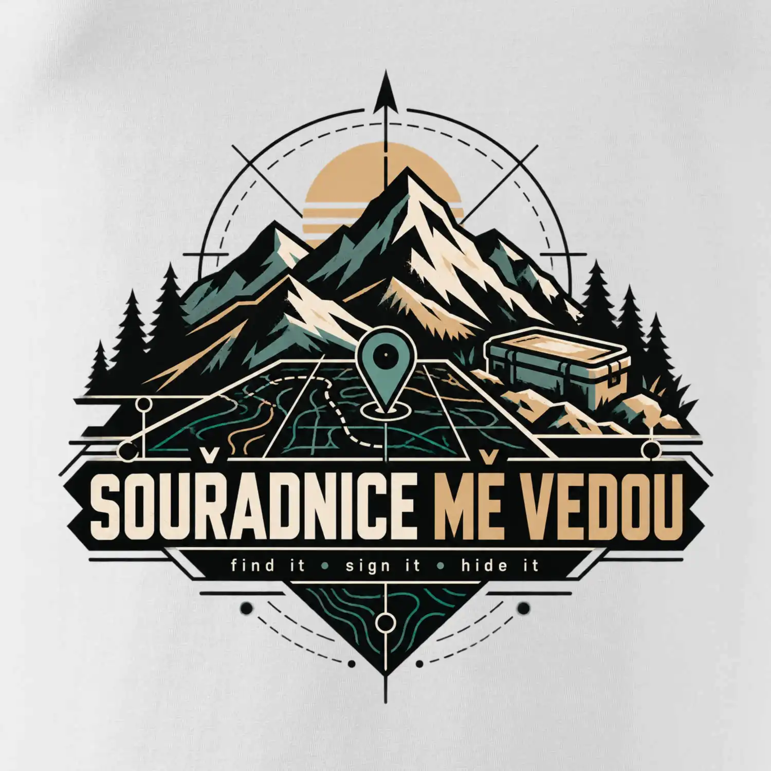 Souřadnice mě vedou horská mapa