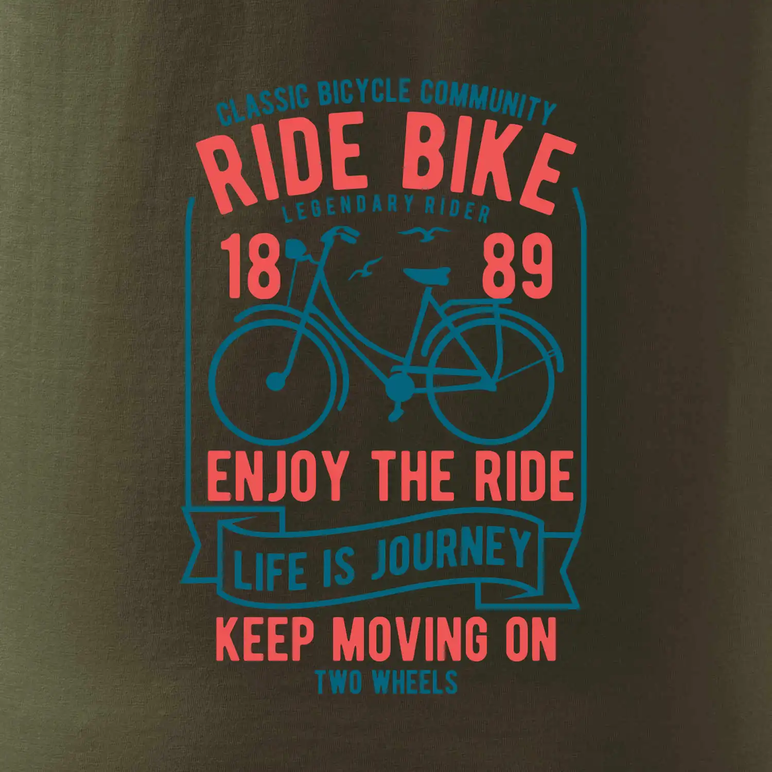 Ride Bike enjoy the ride