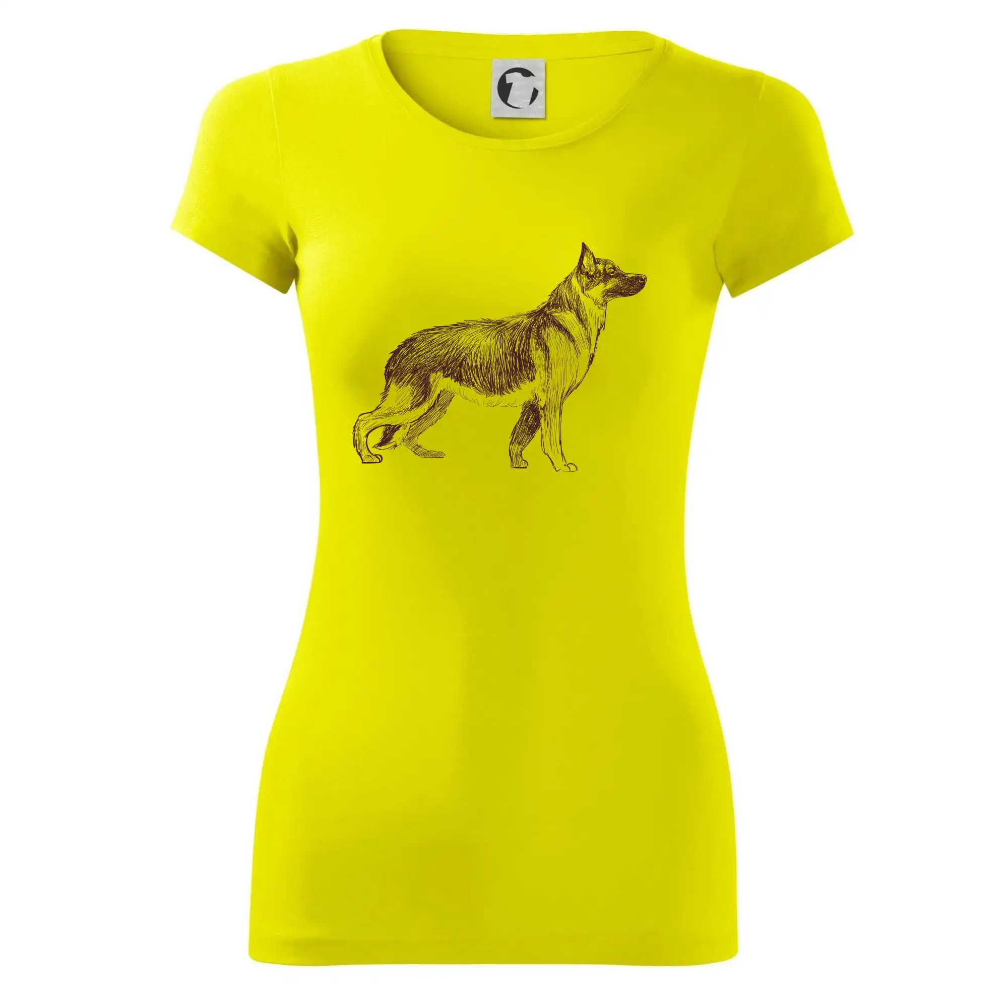 Německý ovčák -  kreslený skica