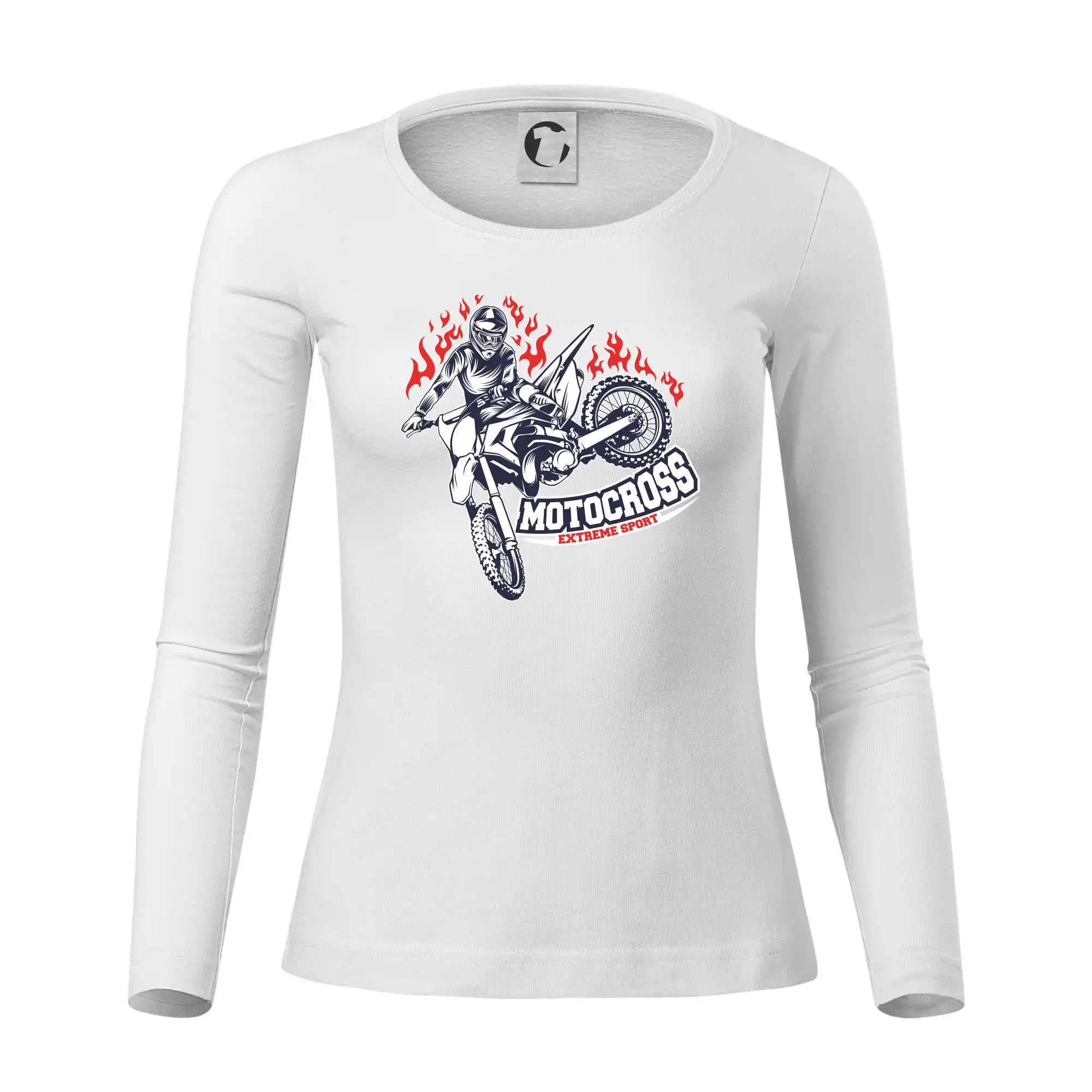 Motocross extreme sport fire