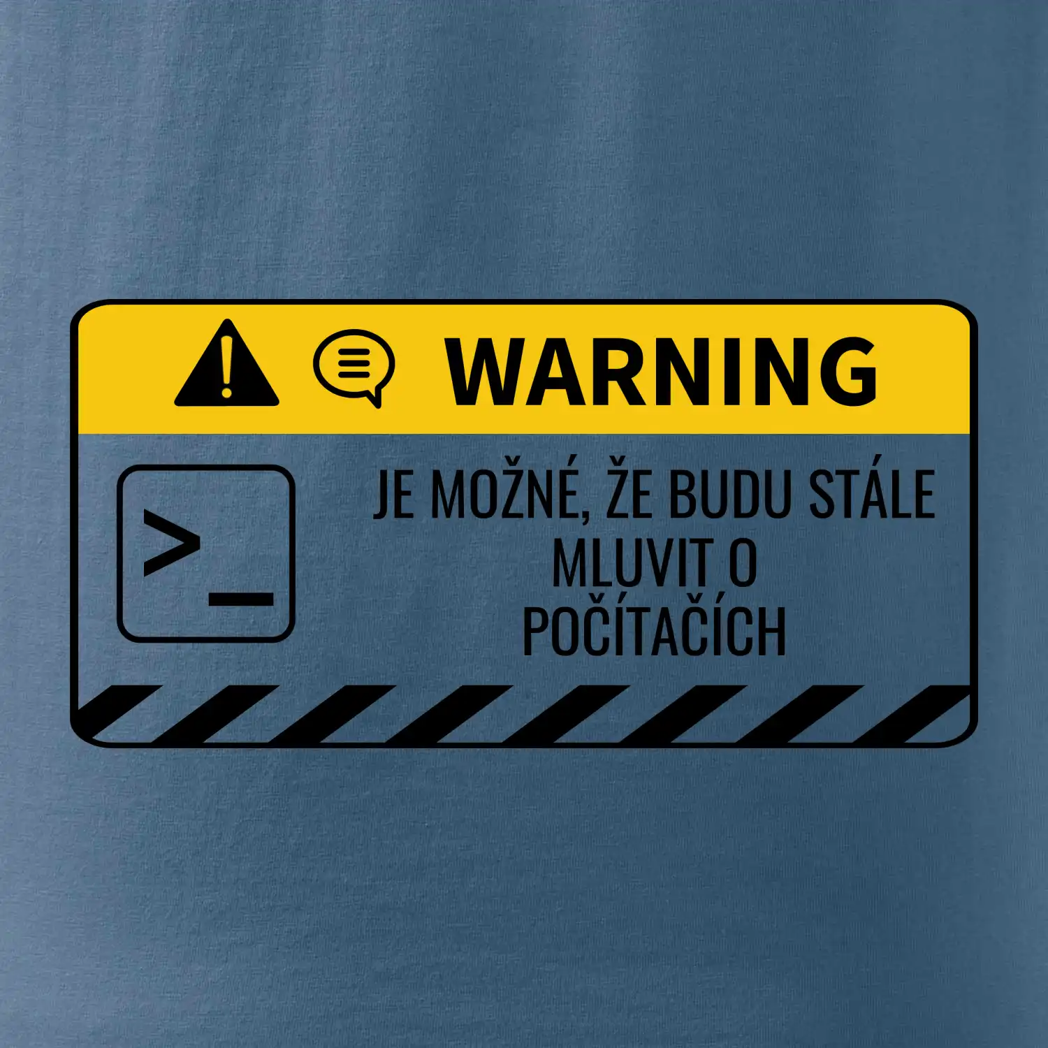 Warning mluvení - Počítač