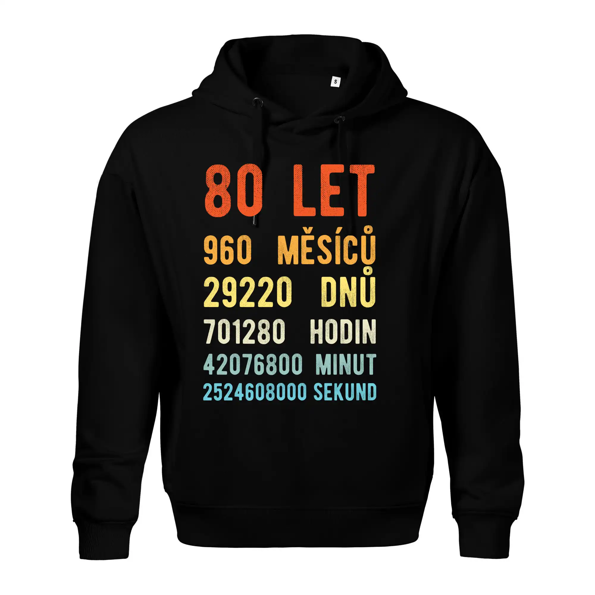 Narozeniny 80 přepočet času