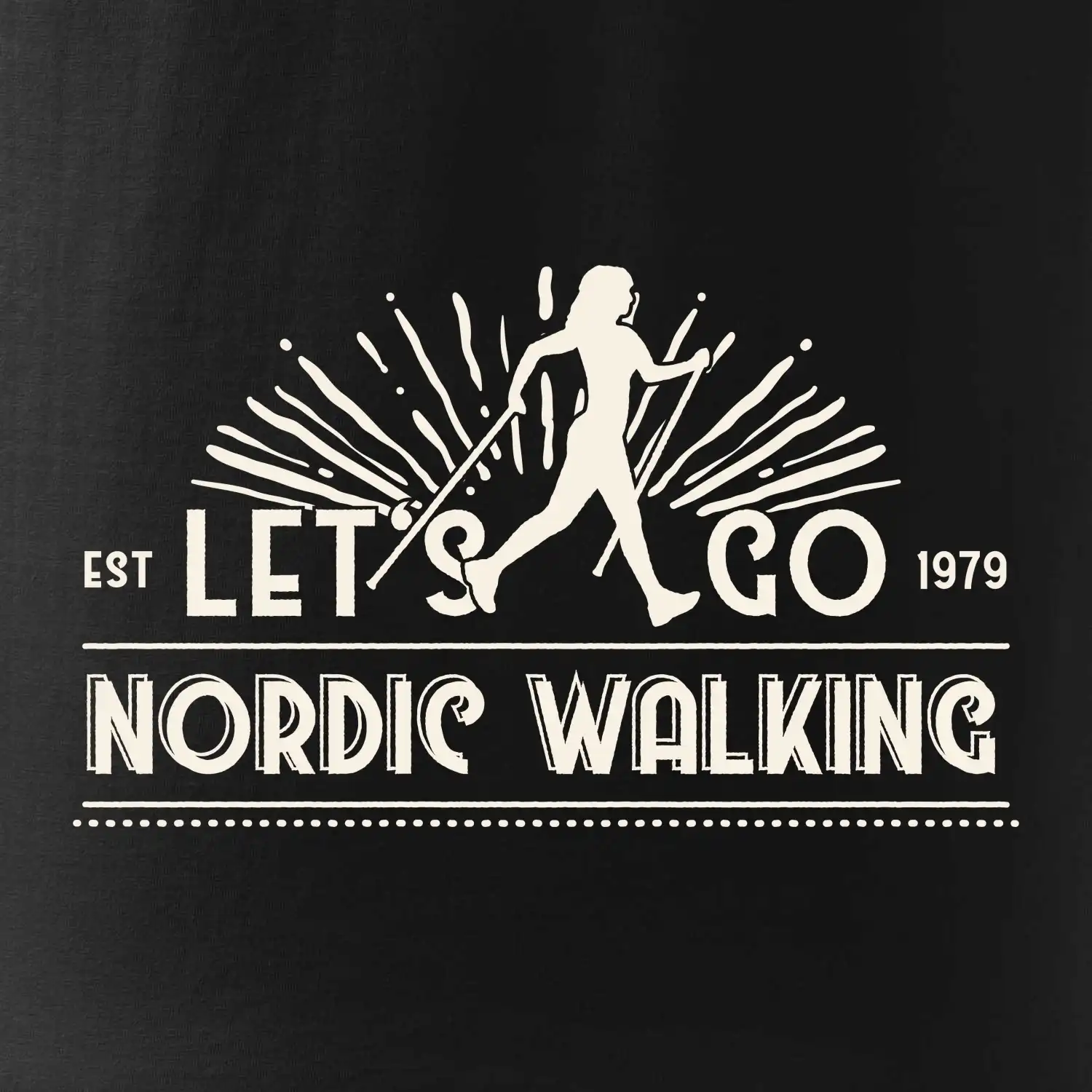 Let's go nordic walking - vintage
