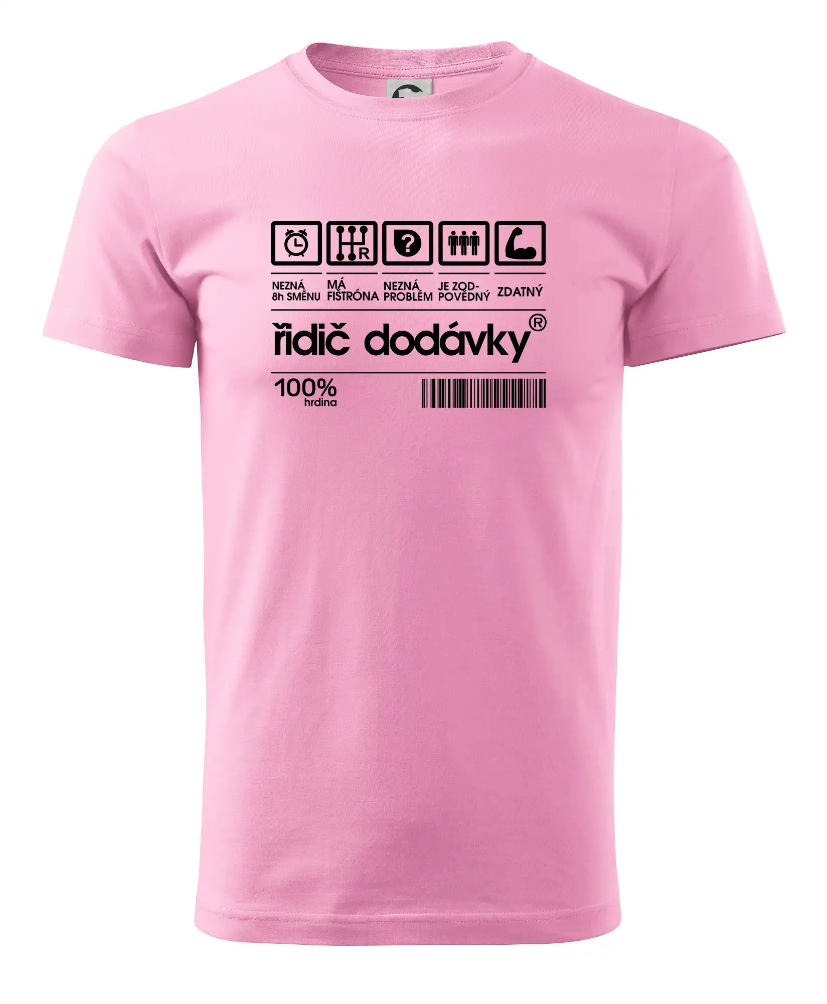 Čárový kód - řidič dodávky