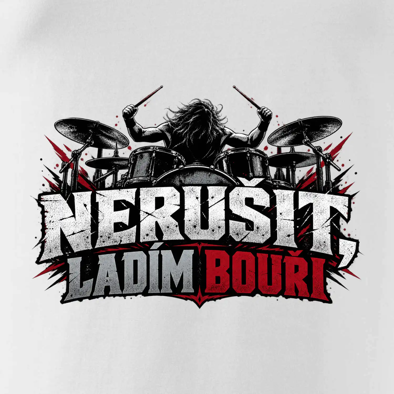 Nerušit ladím bouři - metalový bubeník