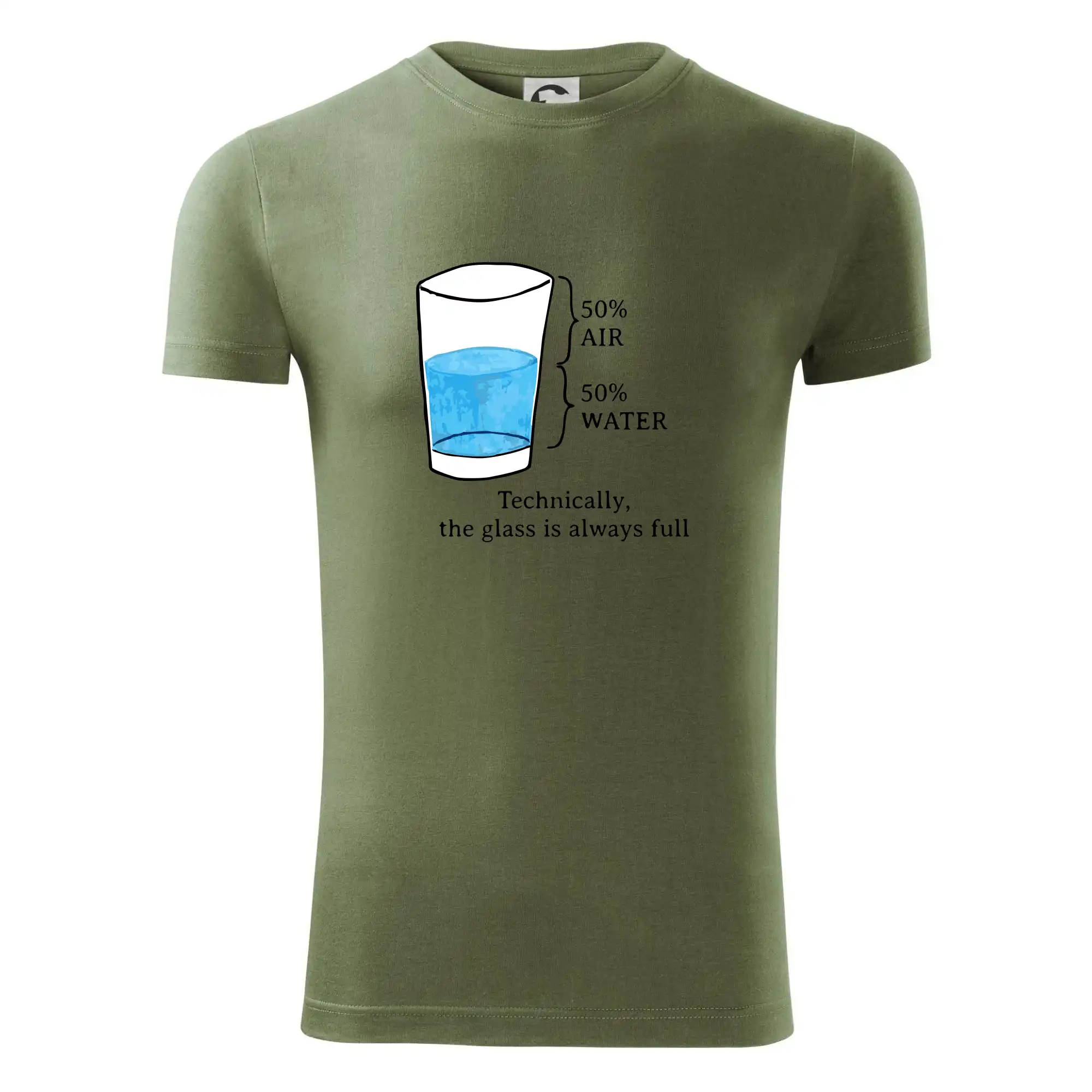 Technically, the glass is always full