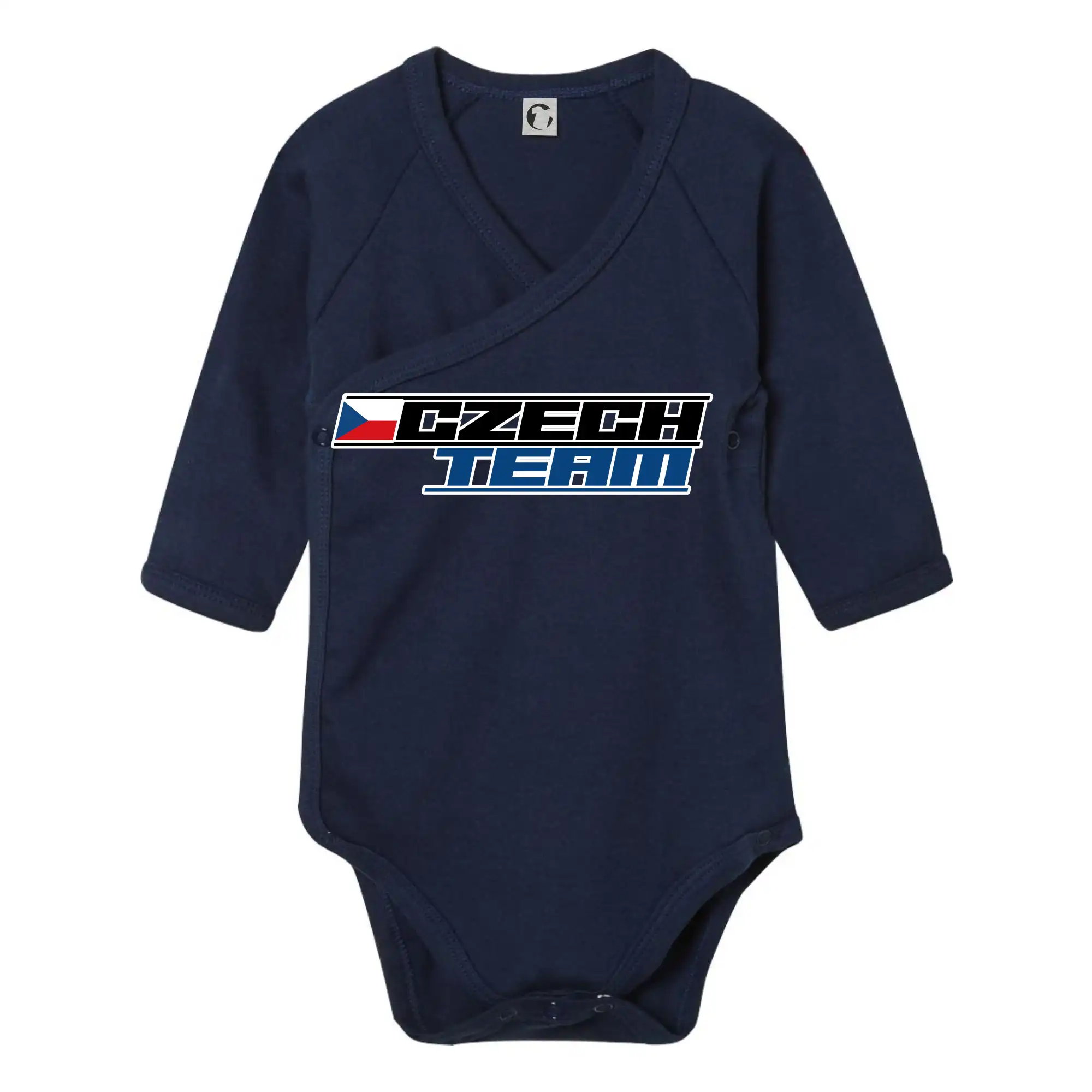 Czech team s vlajkou - Mistrovství světa v ledním hokeji 2025