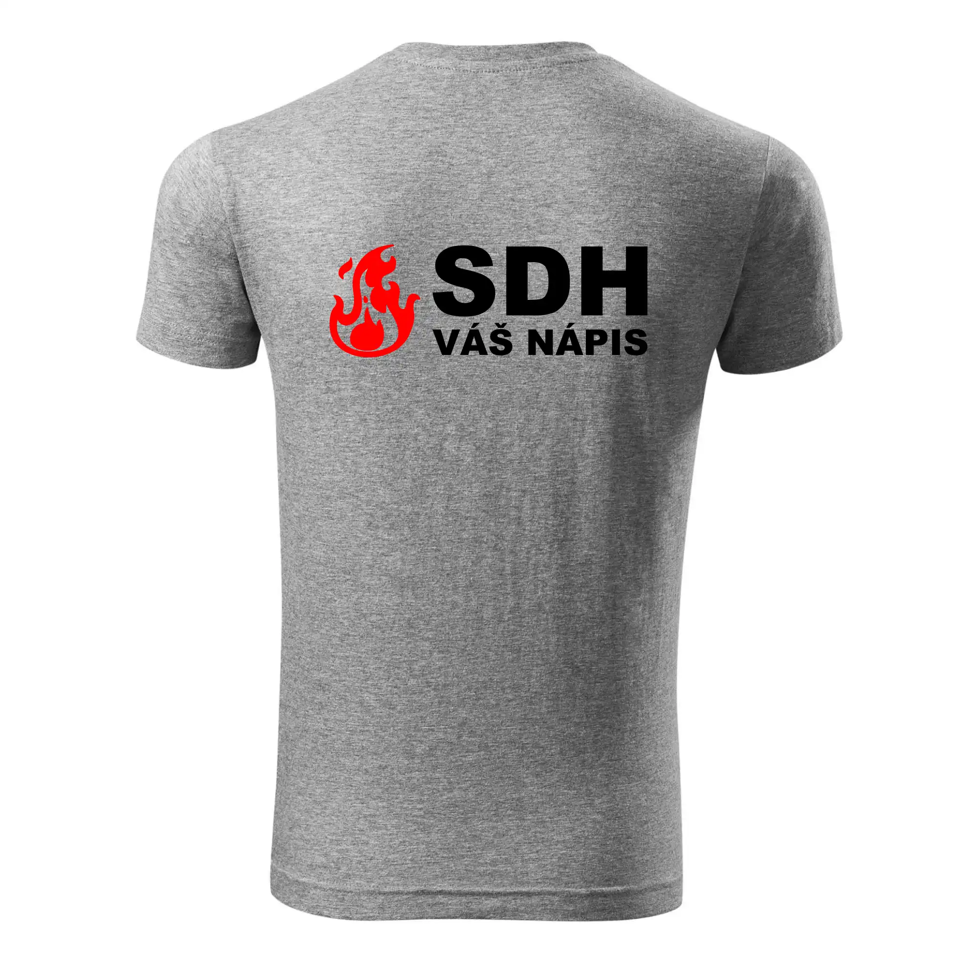 SDH nápis (oheň, název sboru - vlastní nápis)