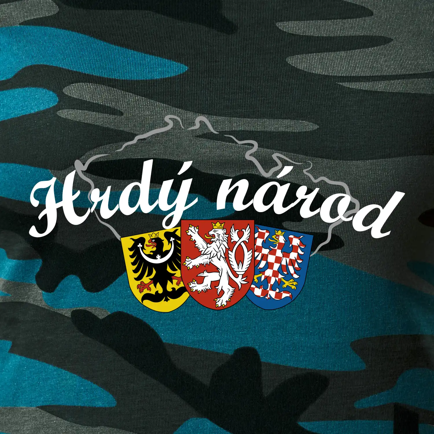 Hrdý národ - mapa a znaky