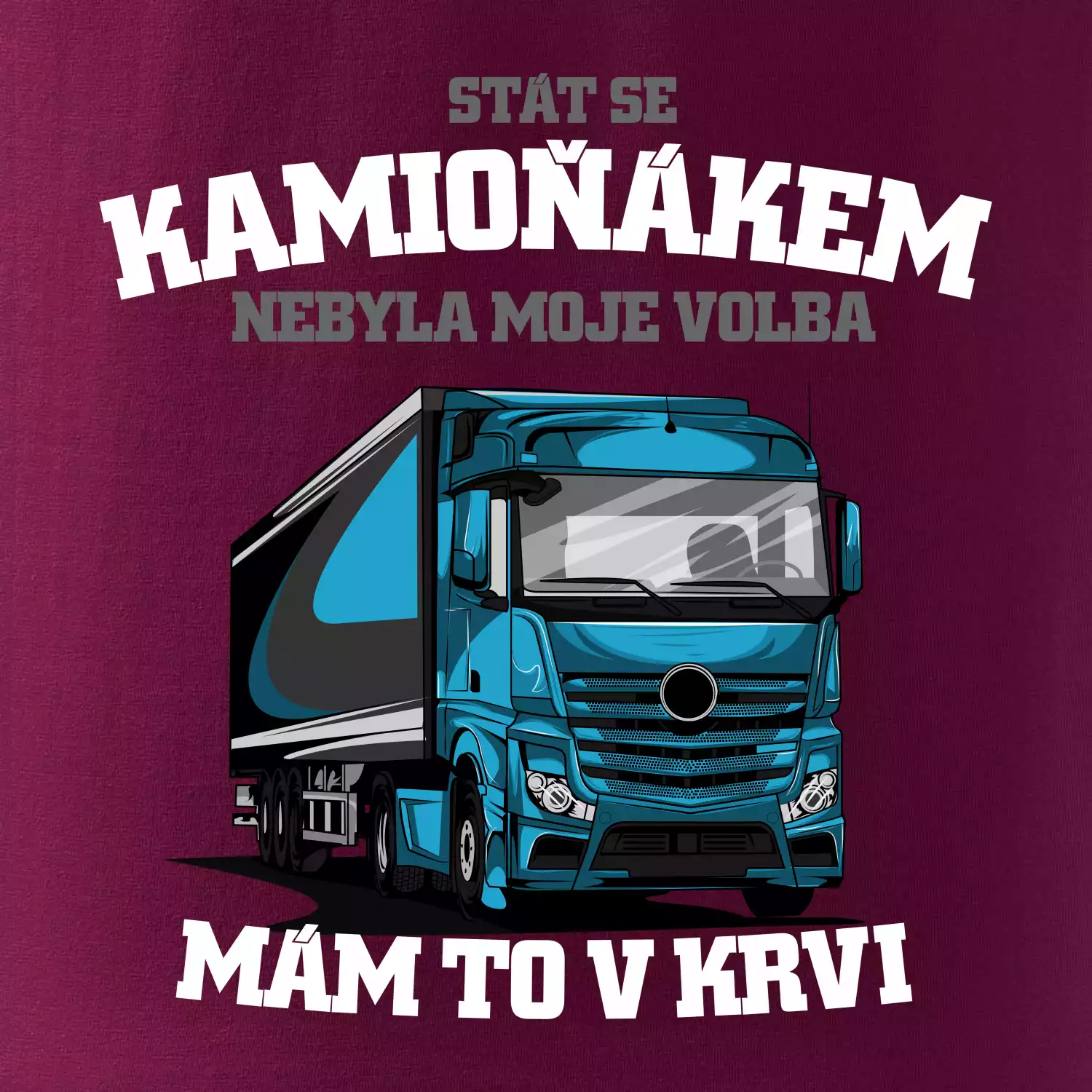 Stát se kamioňákem nebyla moje volba