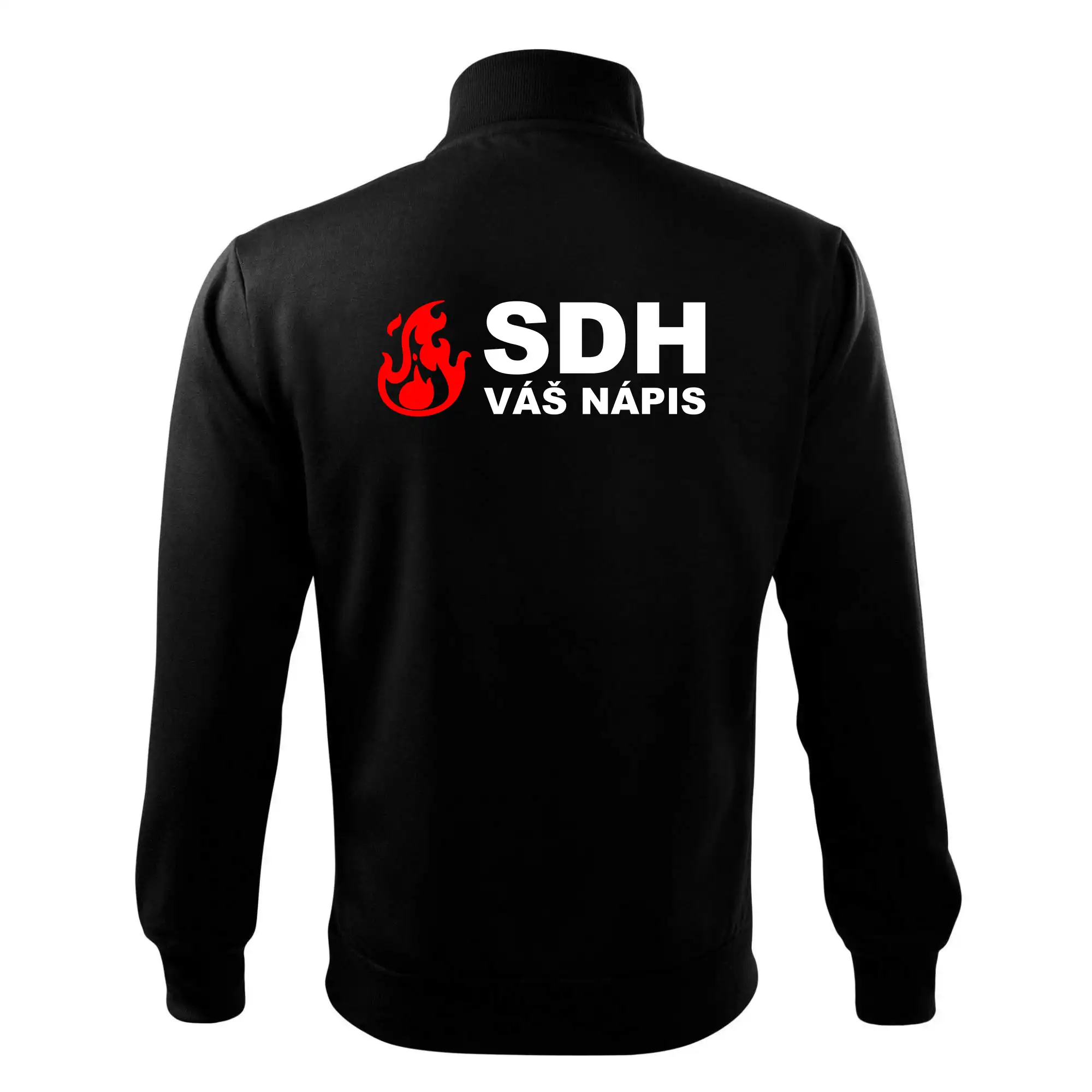 SDH nápis (oheň, firesport, název sboru - vlastní nápis)