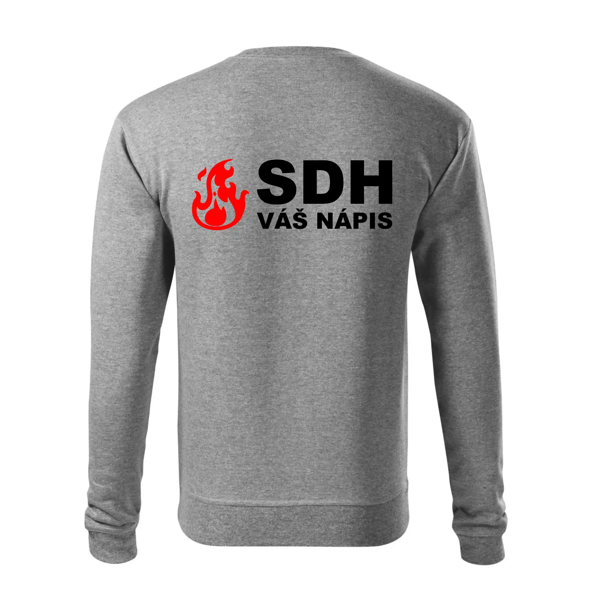 SDH nápis (oheň, název sboru - vlastní nápis)